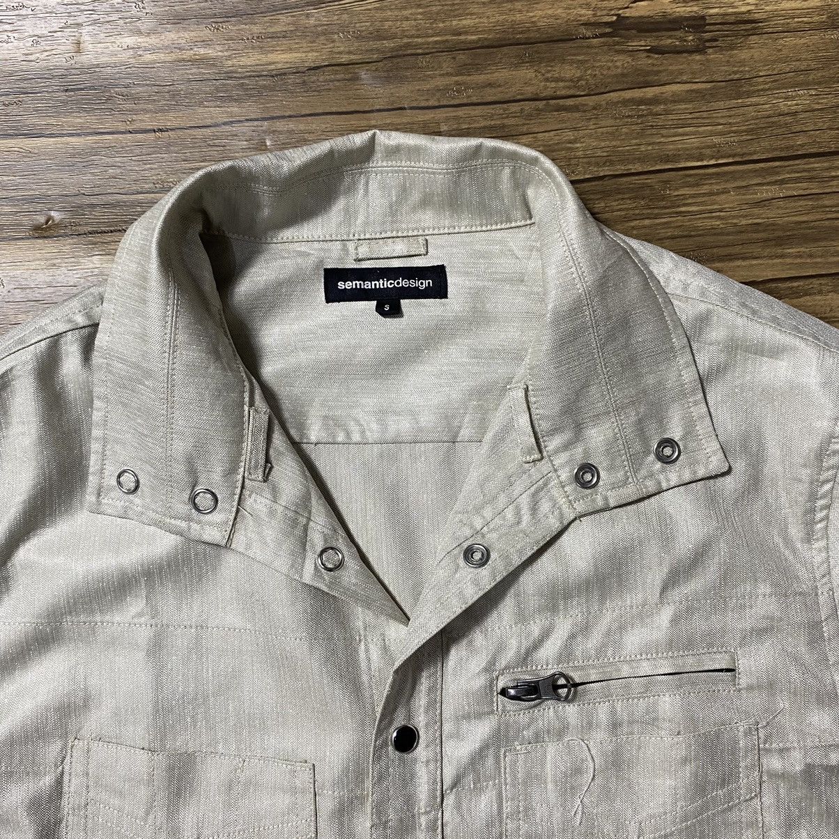 Japanese Brand Semantic Design Button Up Shirt Size US S / EU 44-46 / 1 - 6 Thumbnail