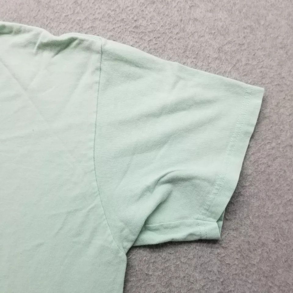 Volcom Volcom Shirt Mens Medium Green Cyan Crew Neck Spell Out Logo Size US M / EU 48-50 / 2 - 3 Thumbnail