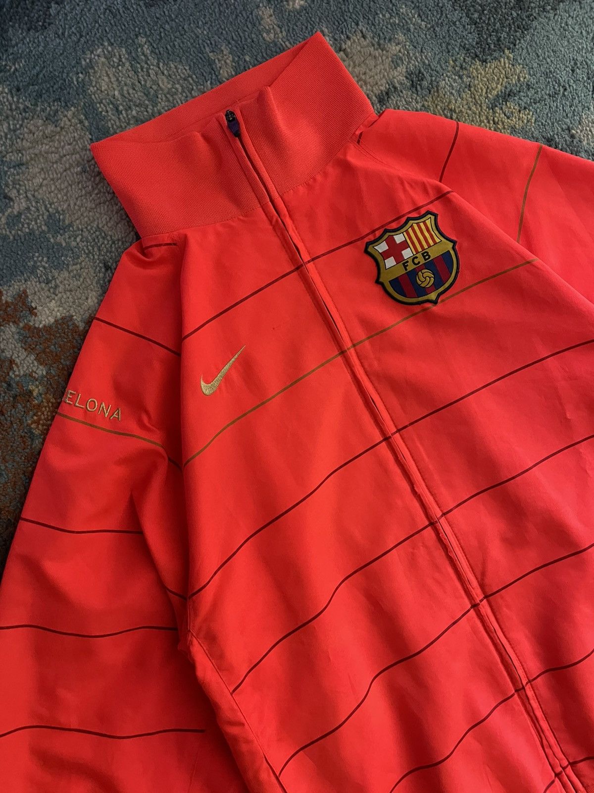 Nike Vintage Nike Barcelona 2008-2009 Track Jacket Medium Size US M / EU 48-50 / 2 - 2 Thumbnail