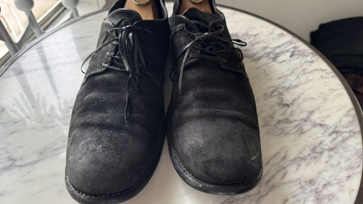 Guidi Reverse-Leather Suede Lace-Up Derbies Size US 10 / EU 43 - 3 Thumbnail