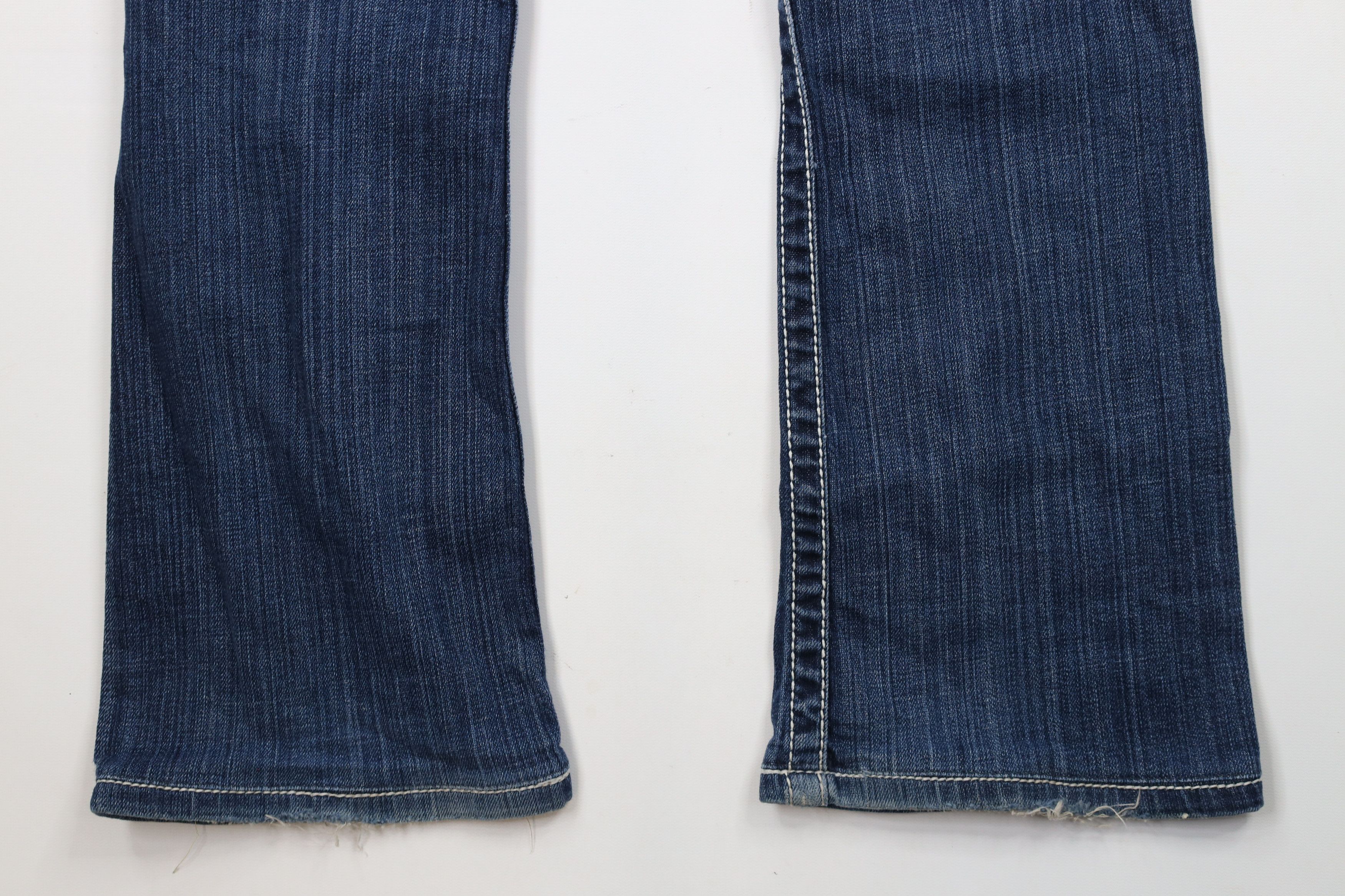 Vintage Buckle BKE Thick Stitch Culture Bootcut Flared Denim Jeans Size 25" / US 0 / IT 36 - 12 Thumbnail