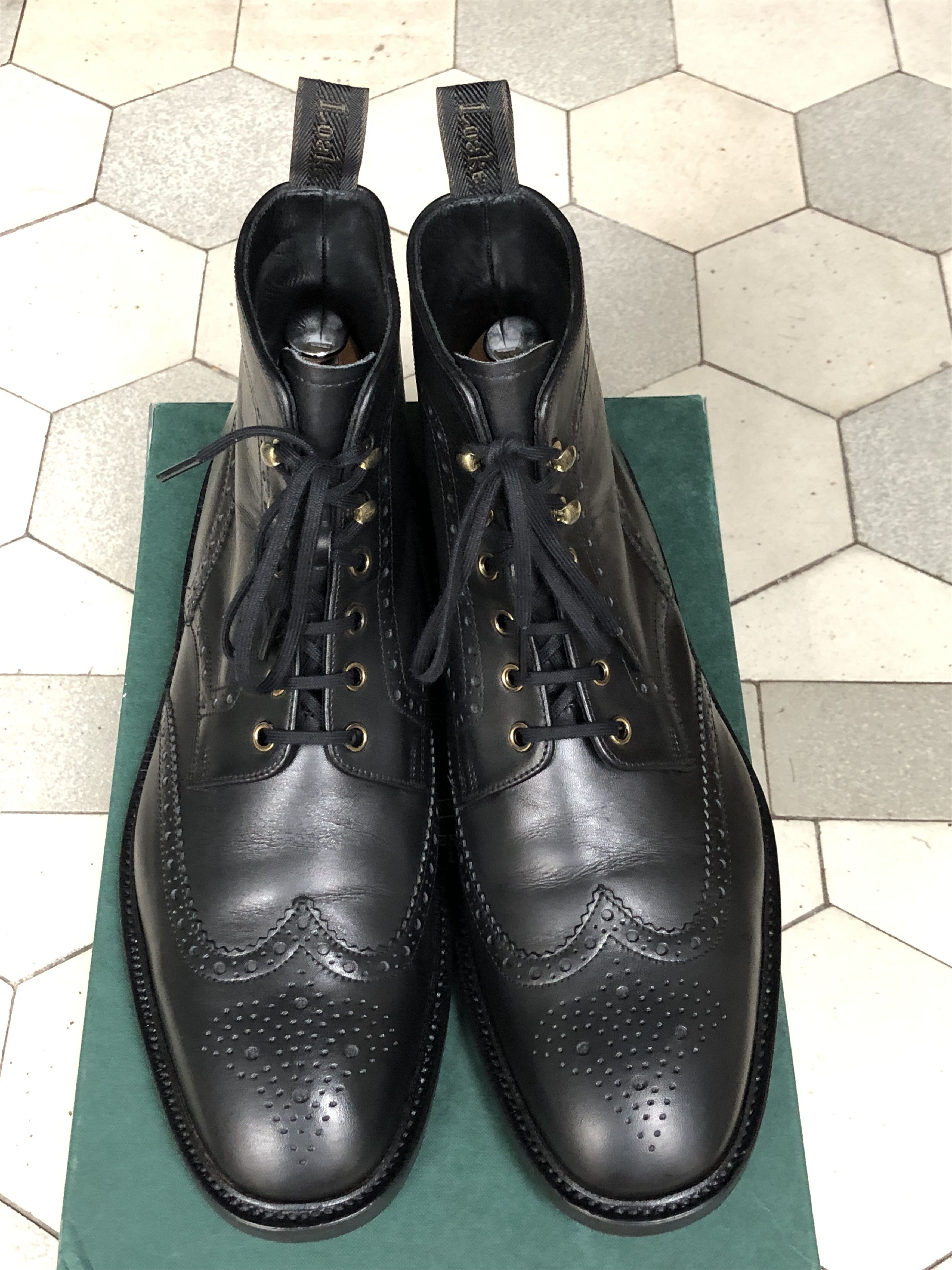 Loake Loake "Burford 2" brogue boots customised UK 10 Size US 11 / EU 44 - 9 Thumbnail