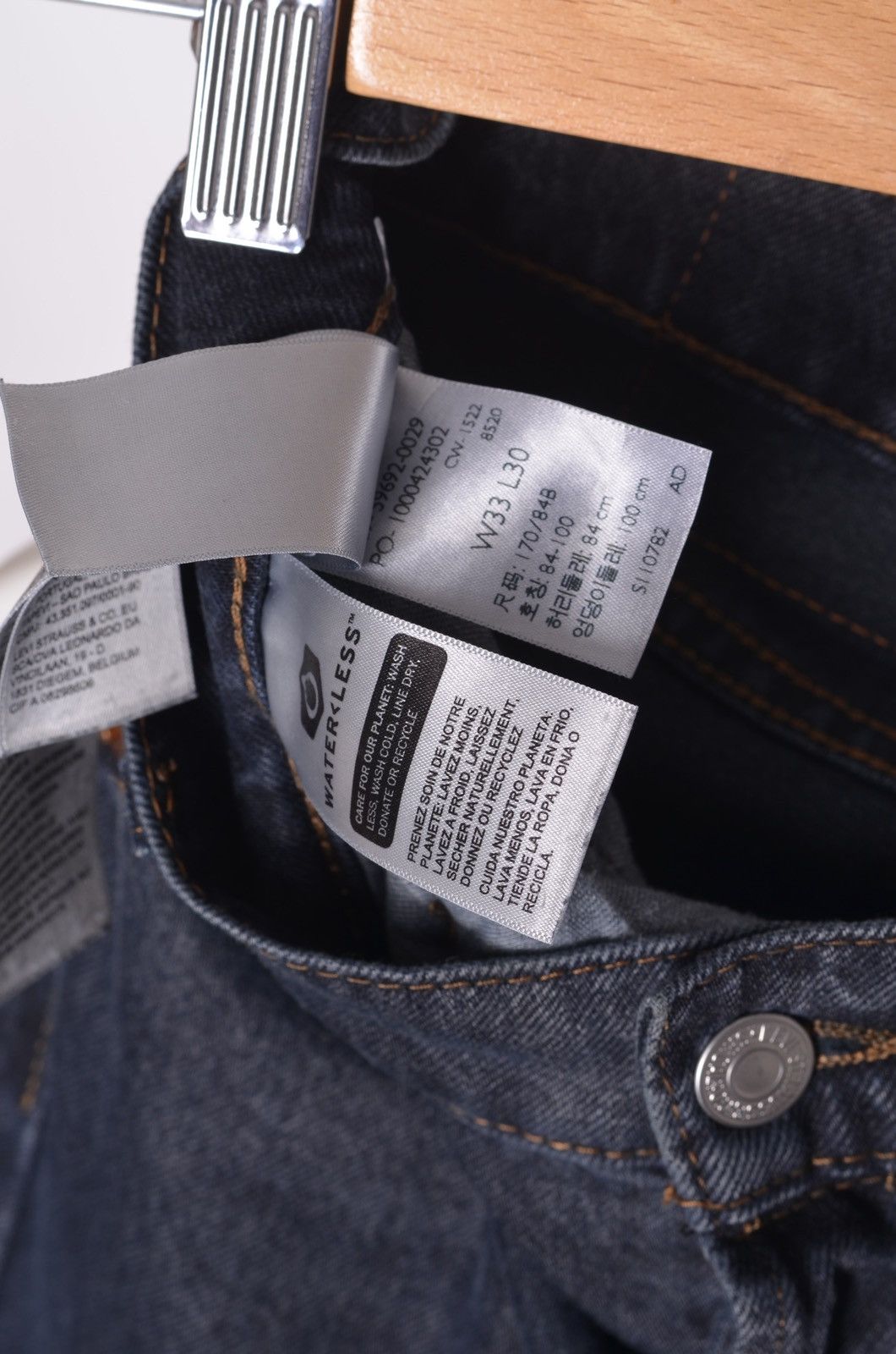 Levi's LEVIS 501 STRONG JEANS DENIM PANTS sz 33 Size US 33 - 6 Thumbnail