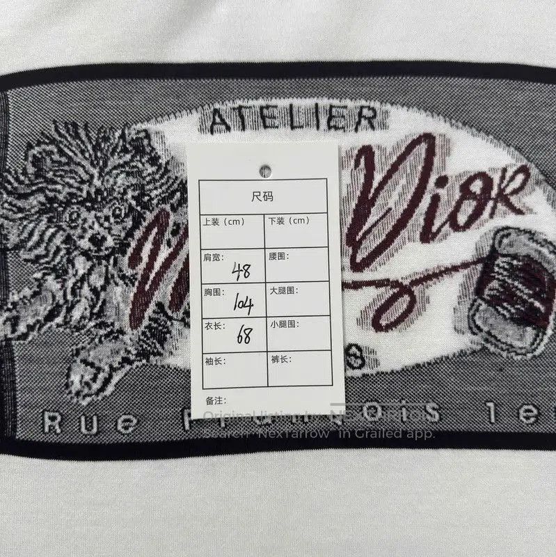 Dior Dior Cotton White Men's T-Shirt . Size US S / EU 44-46 / 1 - 5 Thumbnail