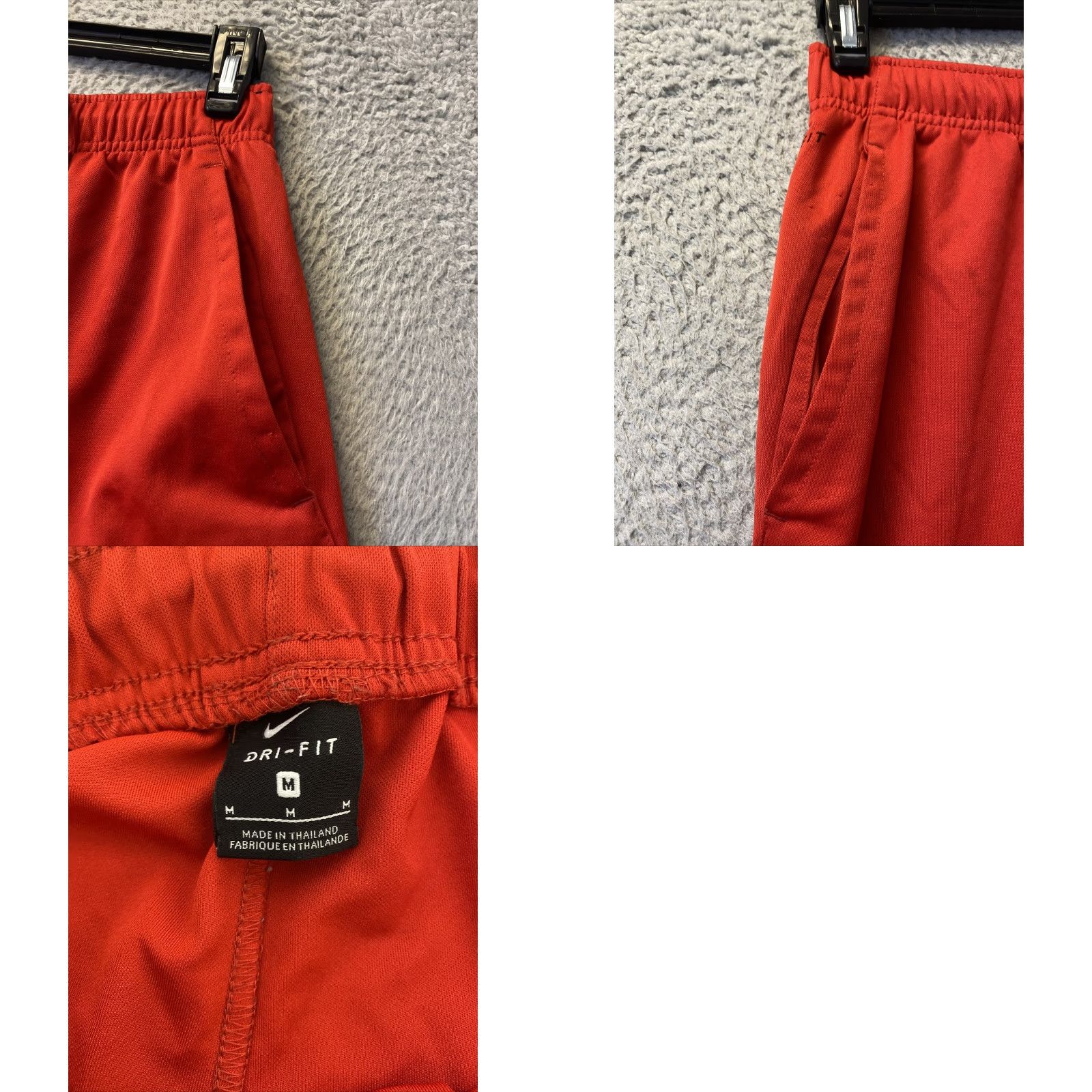 Nike Nike Athletic Shorts Mens M Red Black Pockets Training 55-39 Size US 31 - 8 Thumbnail