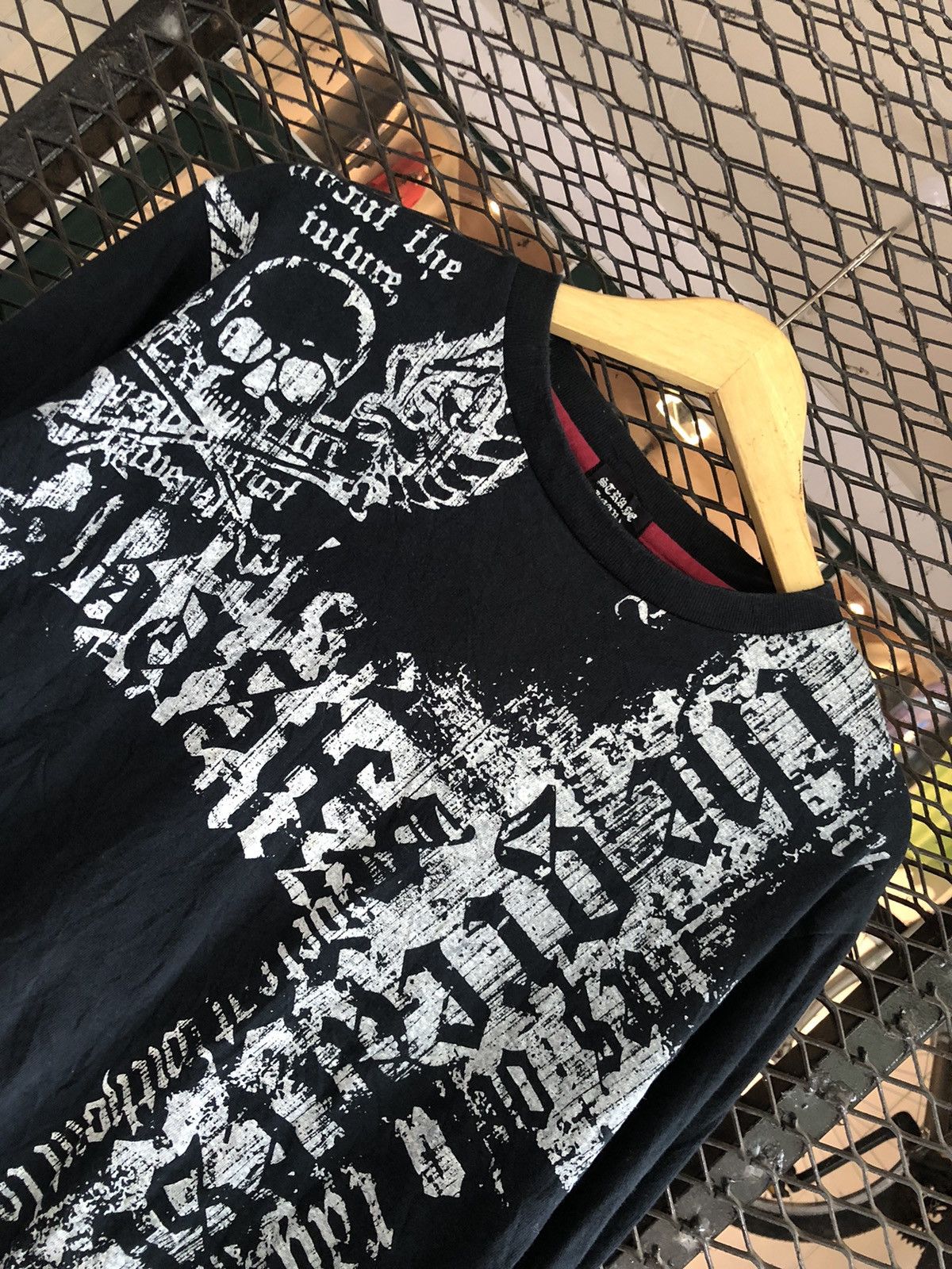 If Six Was Nine × Japanese Brand × Le Grande Bleu (L.G.B.) JAPANESE STRANGE HEAVEN POEM SKULL GOTHIC STYLE Size US L / EU 52-54 / 3 - 3 Thumbnail