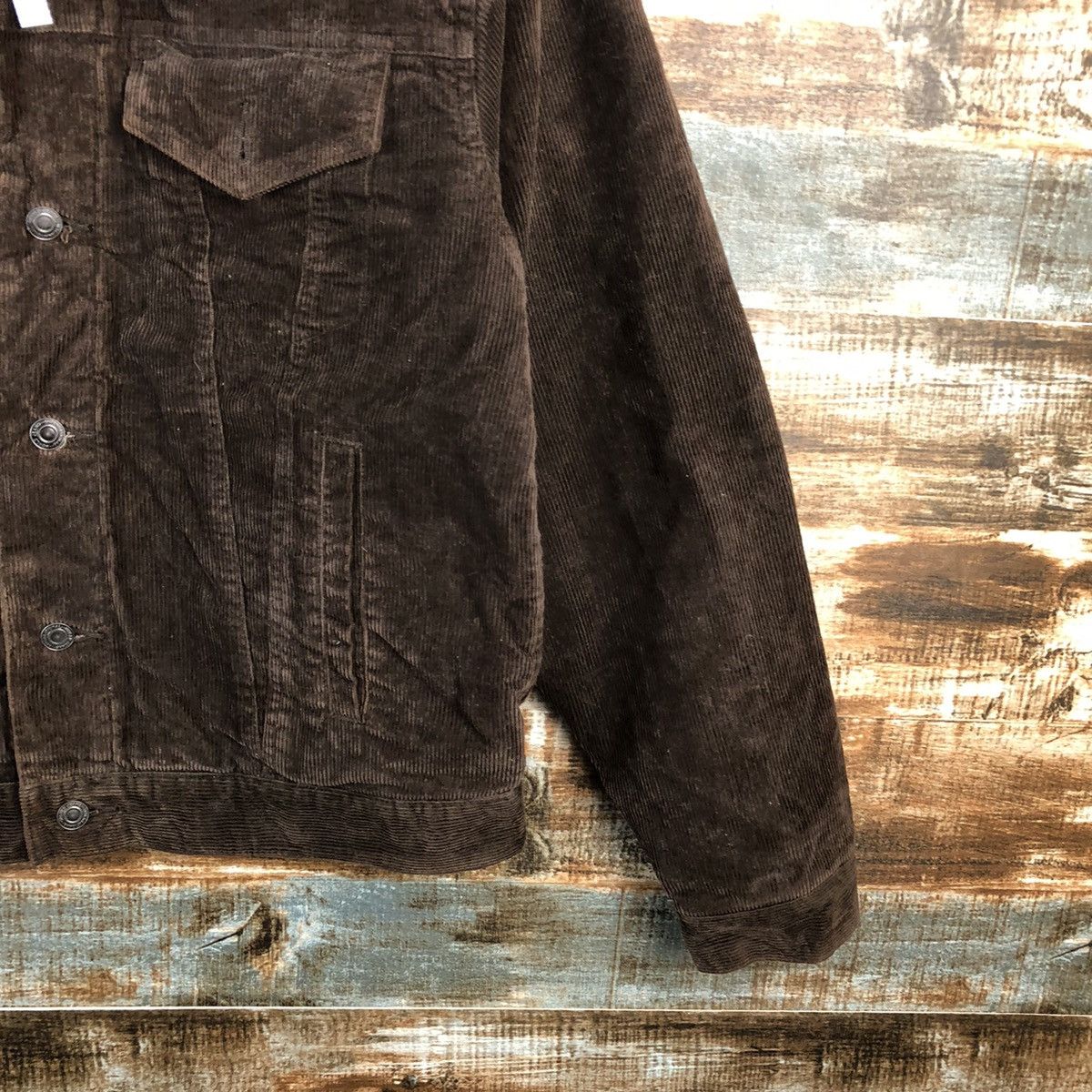 Uniqlo Uniqlo Dark Brown corduroy vintage jacket #A1527 Size US M / EU 48-50 / 2 - 8 Thumbnail