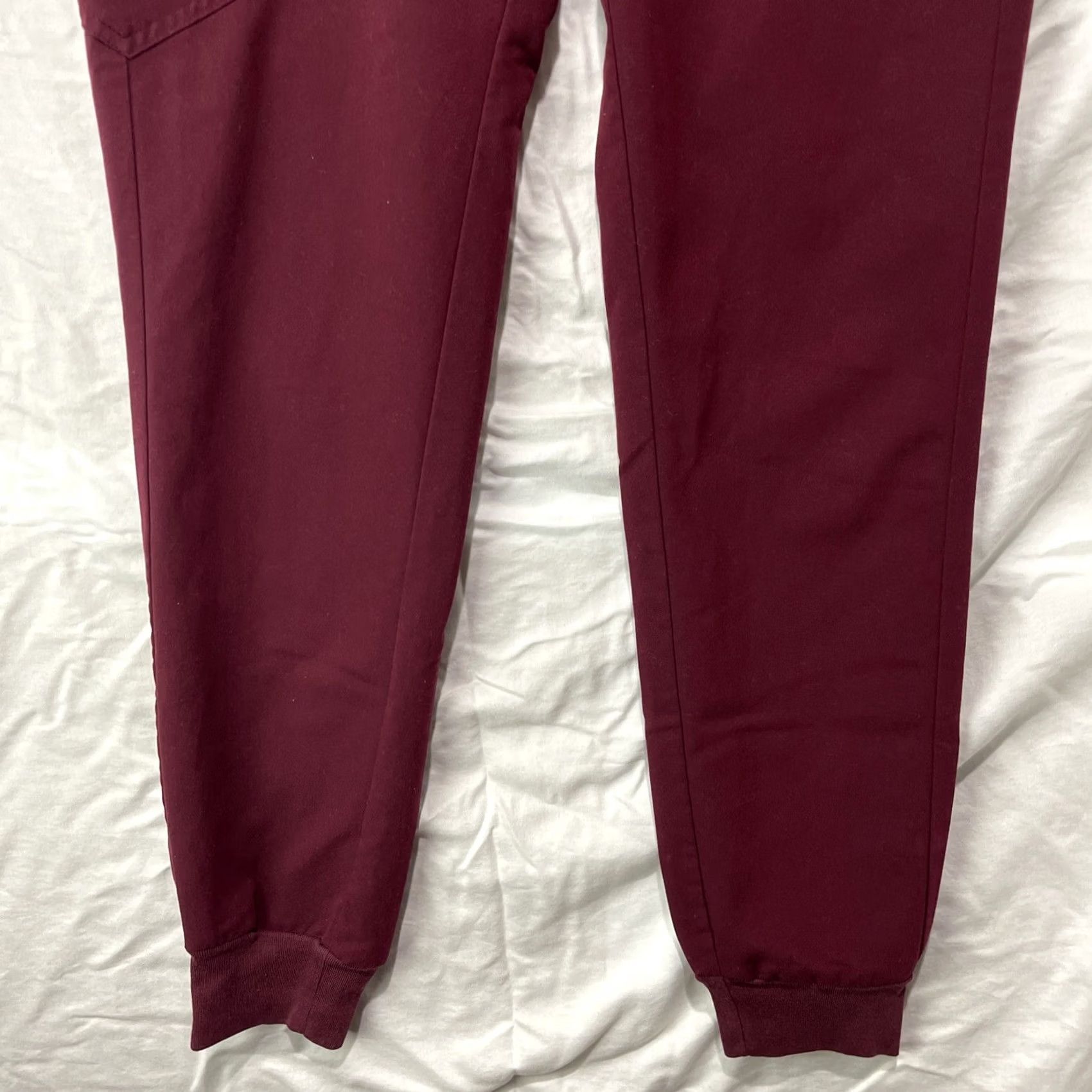 Vintage FIGS Pants Womens M Jogger Scrub Bottoms Technical Collection Medical Vet Pants Purple MP/Med, Solid, Polyester, Women, 16" W 31" Inseam Size 32" / US 10 / IT 46 - 3 Thumbnail