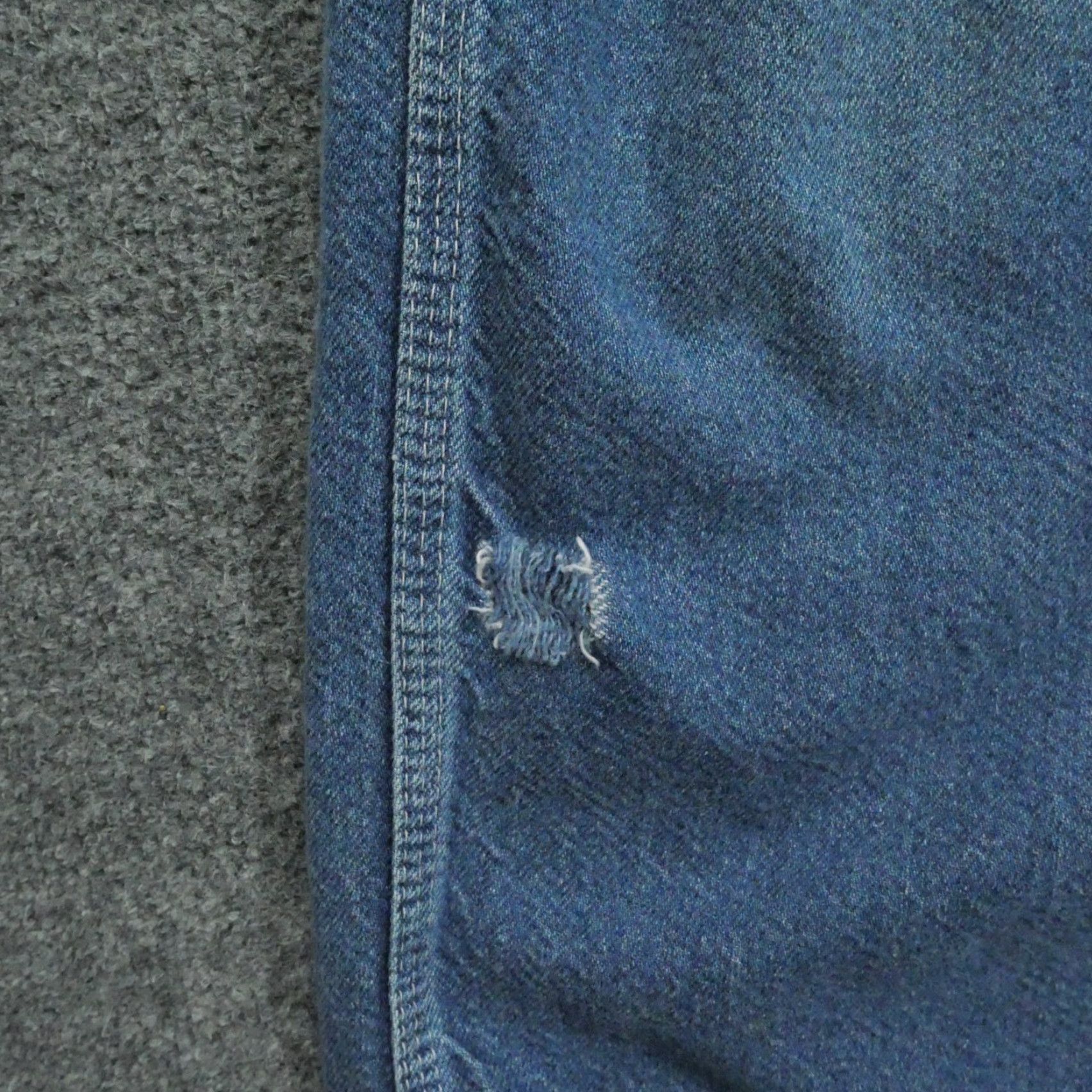 Vintage VINTAGE Key Overalls Pants Workwear Mens 36x26 Blue Denim Buckle 36 Regular Straight Inseam 26 Simplicity? Size US 36 / EU 52 - 4 Thumbnail