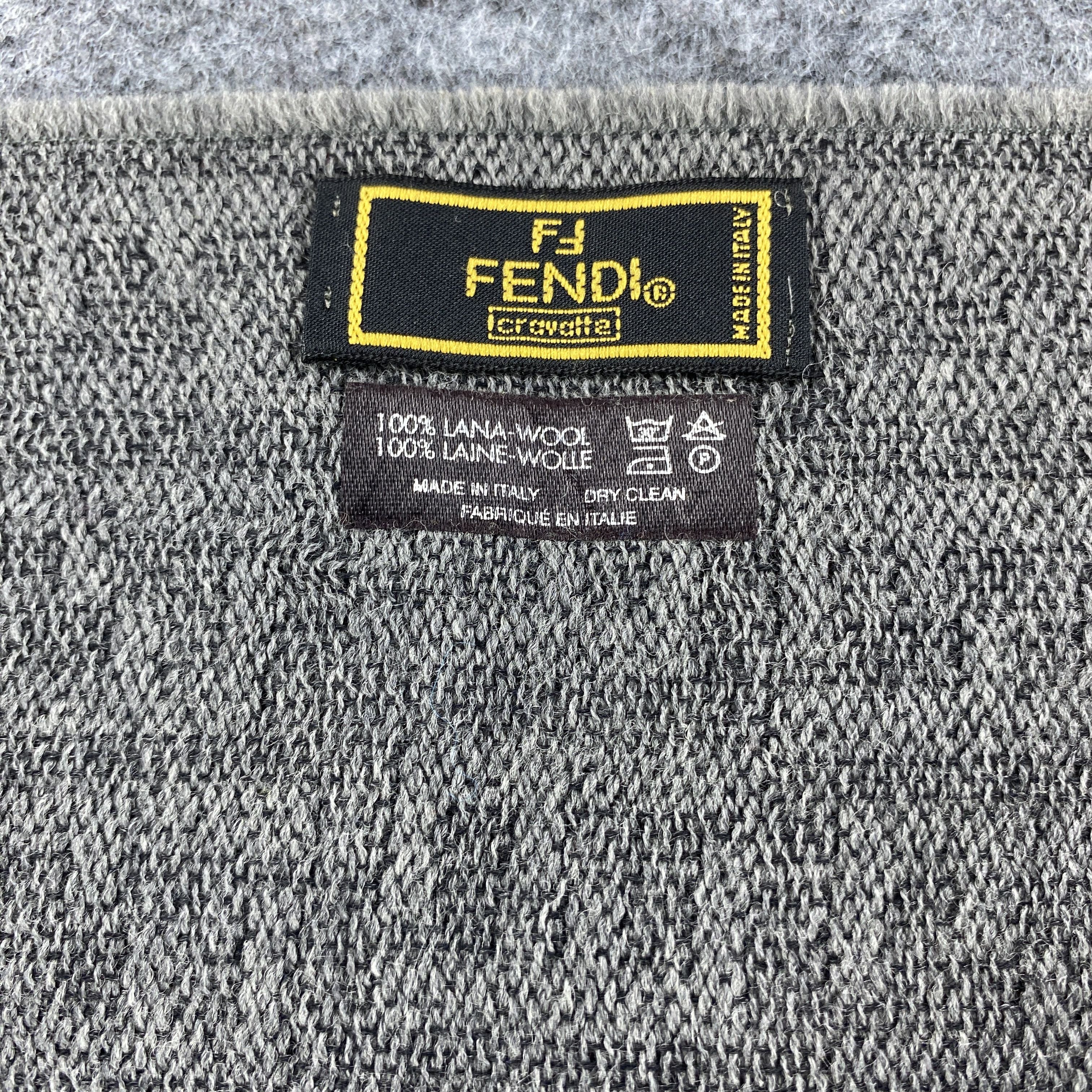 Fendi × Vintage GF10414 Fendi Scarf Neck Wear Muffler Size ONE SIZE - 2 Thumbnail
