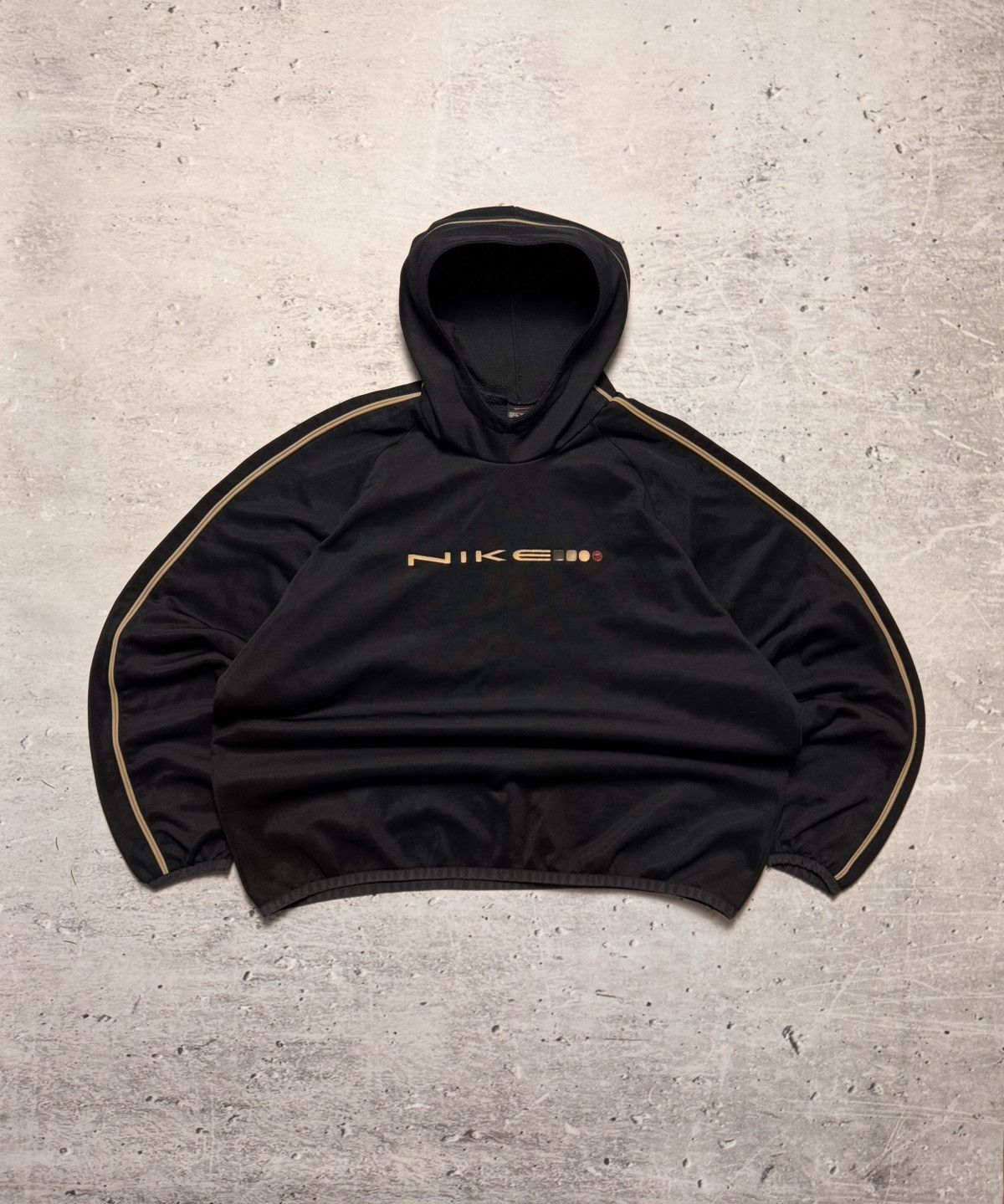 Nike × Vintage NIKE VINTAGE CENTER LOGO OVERSIZE BOXY HOODIE Size US XL / EU 56 / 4 - 1 Thumbnail
