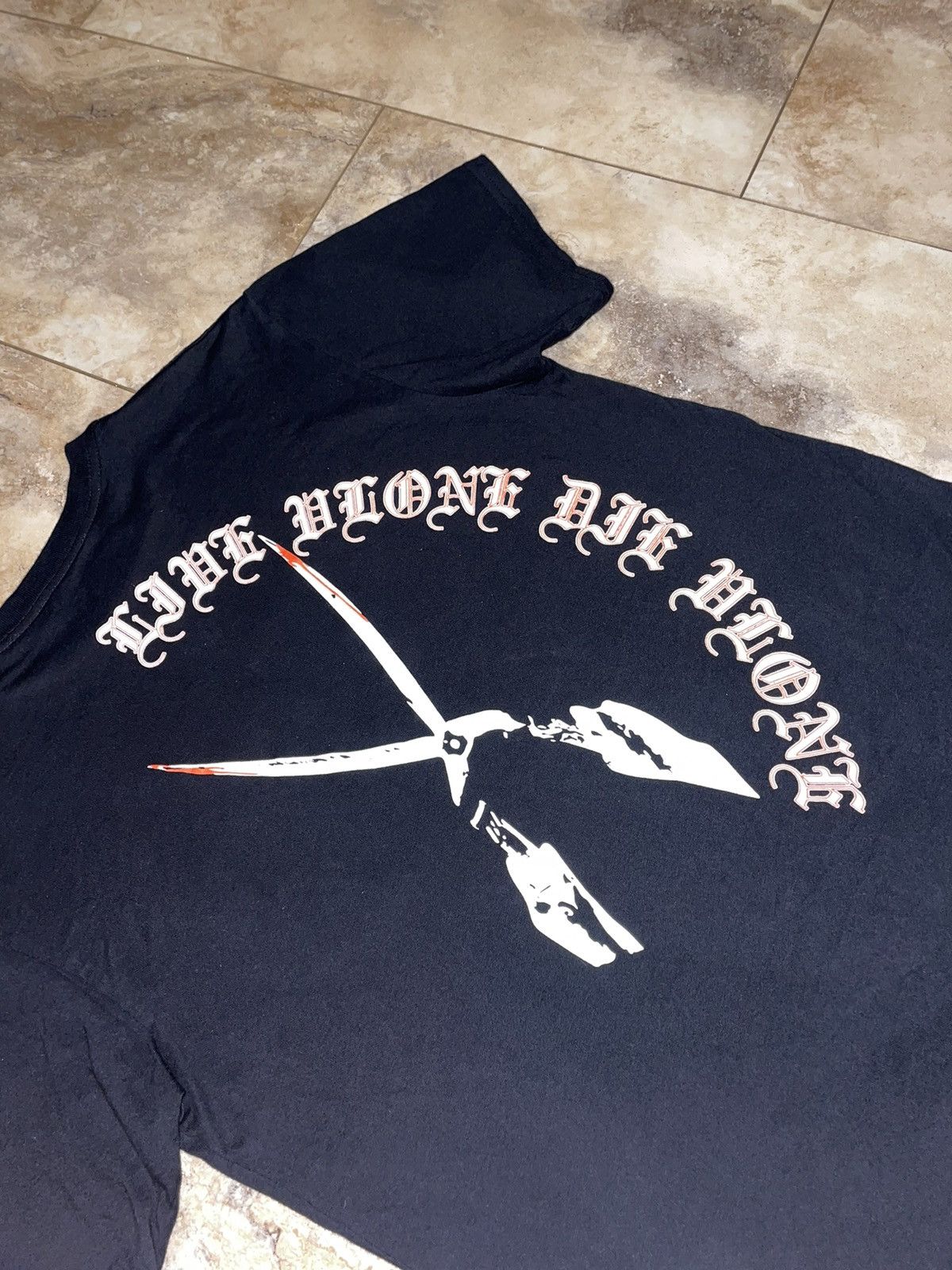 Vlone Vlone Friends - Scissors Tee Black Size Medium Size US M / EU 48-50 / 2 - 4 Thumbnail