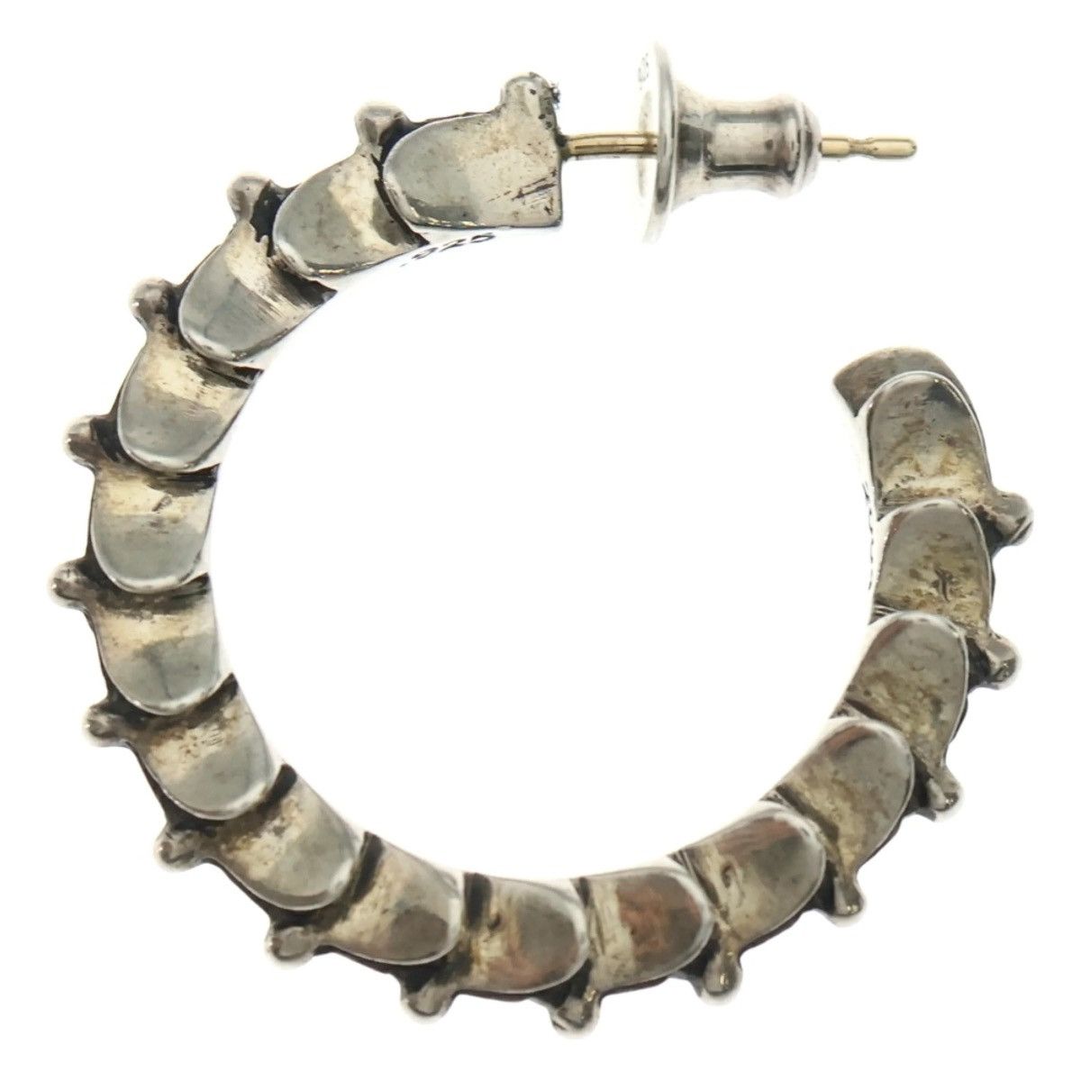 Chrome Hearts Chrome Hearts Cross hoop earring | Grailed