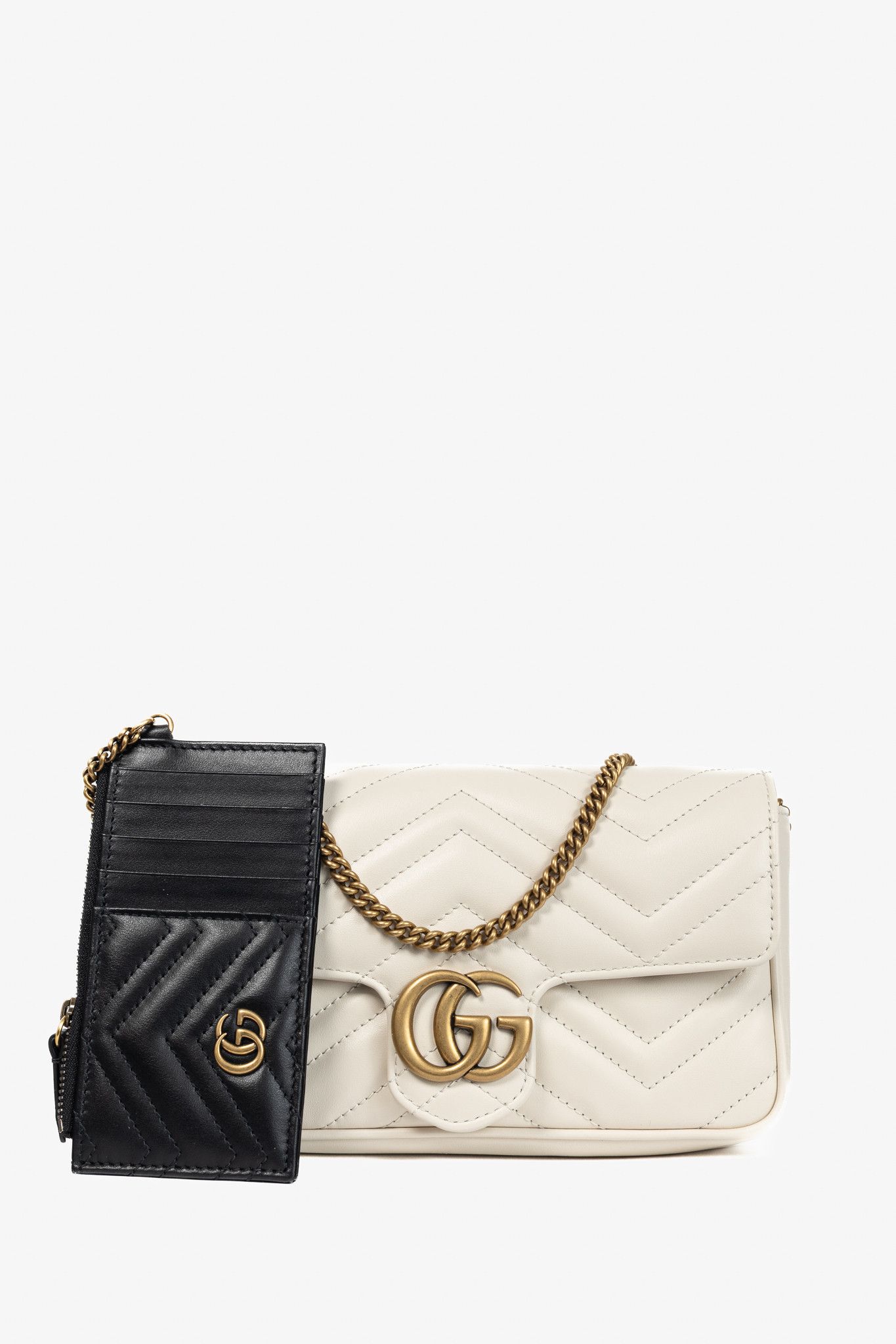 Gucci Gucci GG Marmont Matelasse Chevron Small Shoulder Bag Size ONE SIZE - 1 Thumbnail