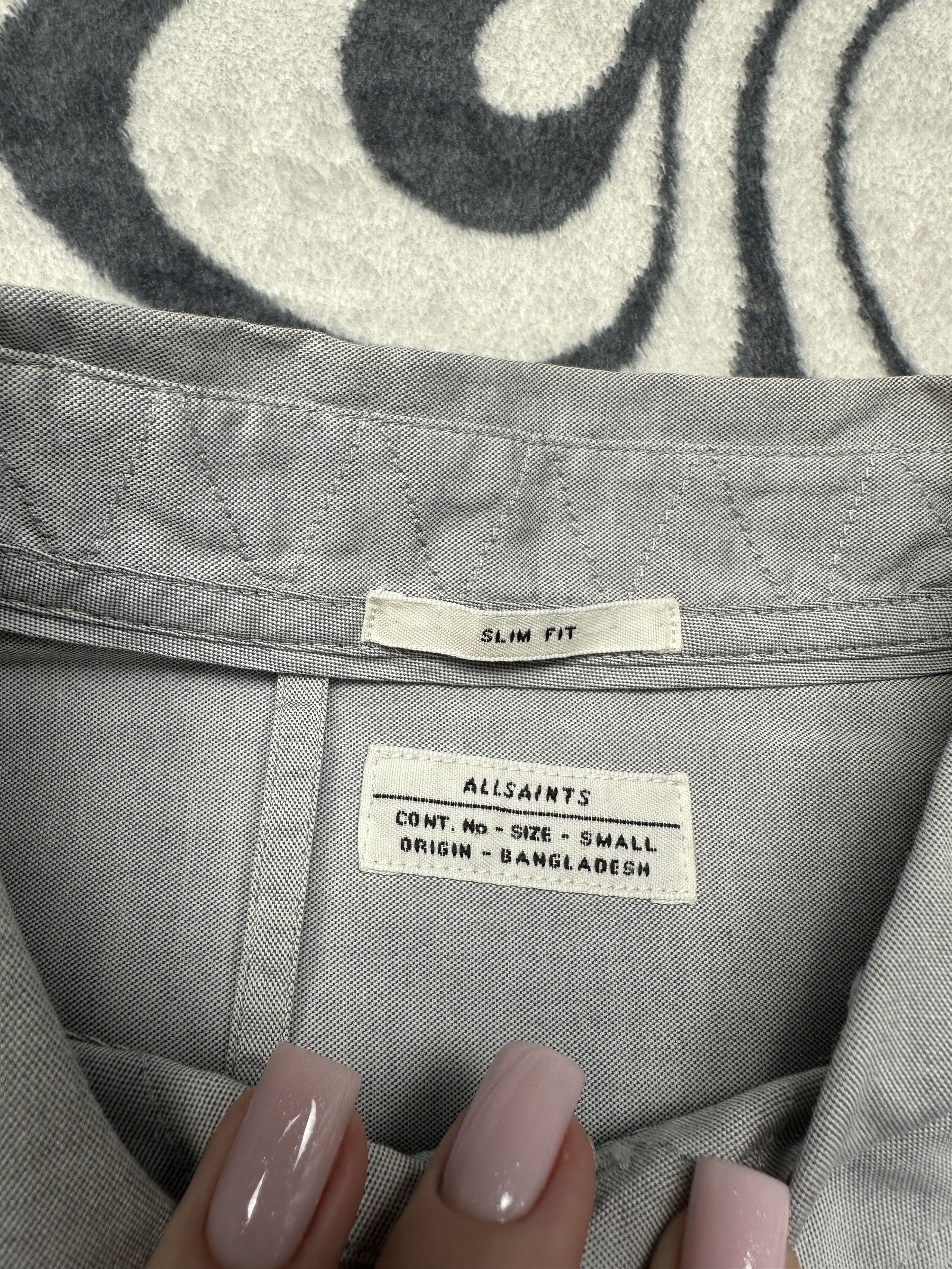 Allsaints Allsaints Mens Redondo Long Sleeve Shirt Size US S / EU 44-46 / 1 - 4 Thumbnail