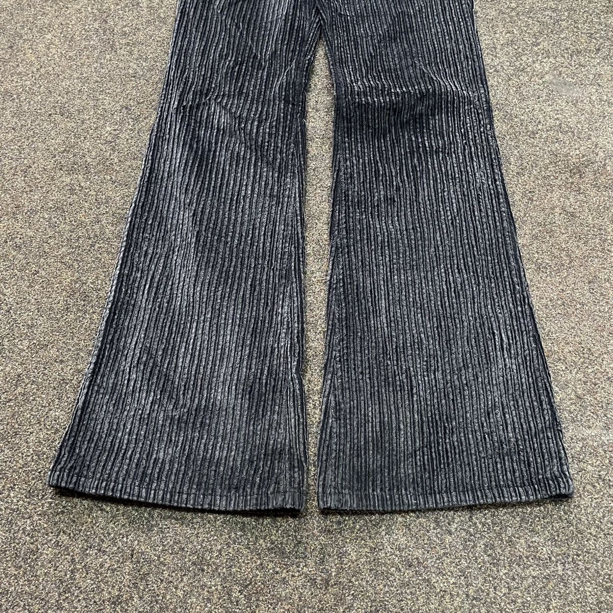 Vintage Vintage Y2K Pinstripe Wide Leg Flared Pants Grunge Streetwea Size 30" / US 8 / IT 44 - 5 Thumbnail