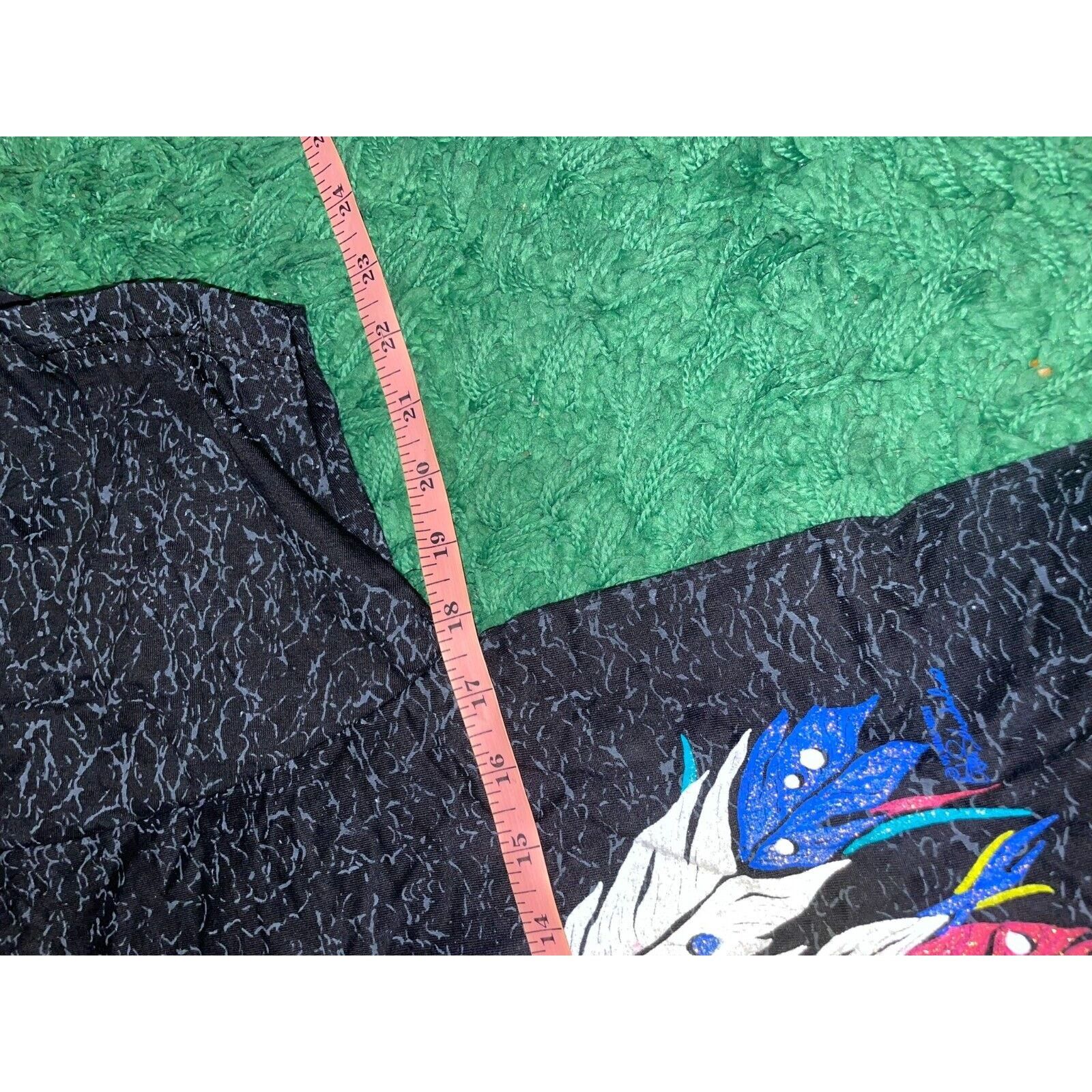 Jerzees Vintage Native American Shirt Montana Black AOP Tee 90s M Size US M / EU 48-50 / 2 - 11 Thumbnail