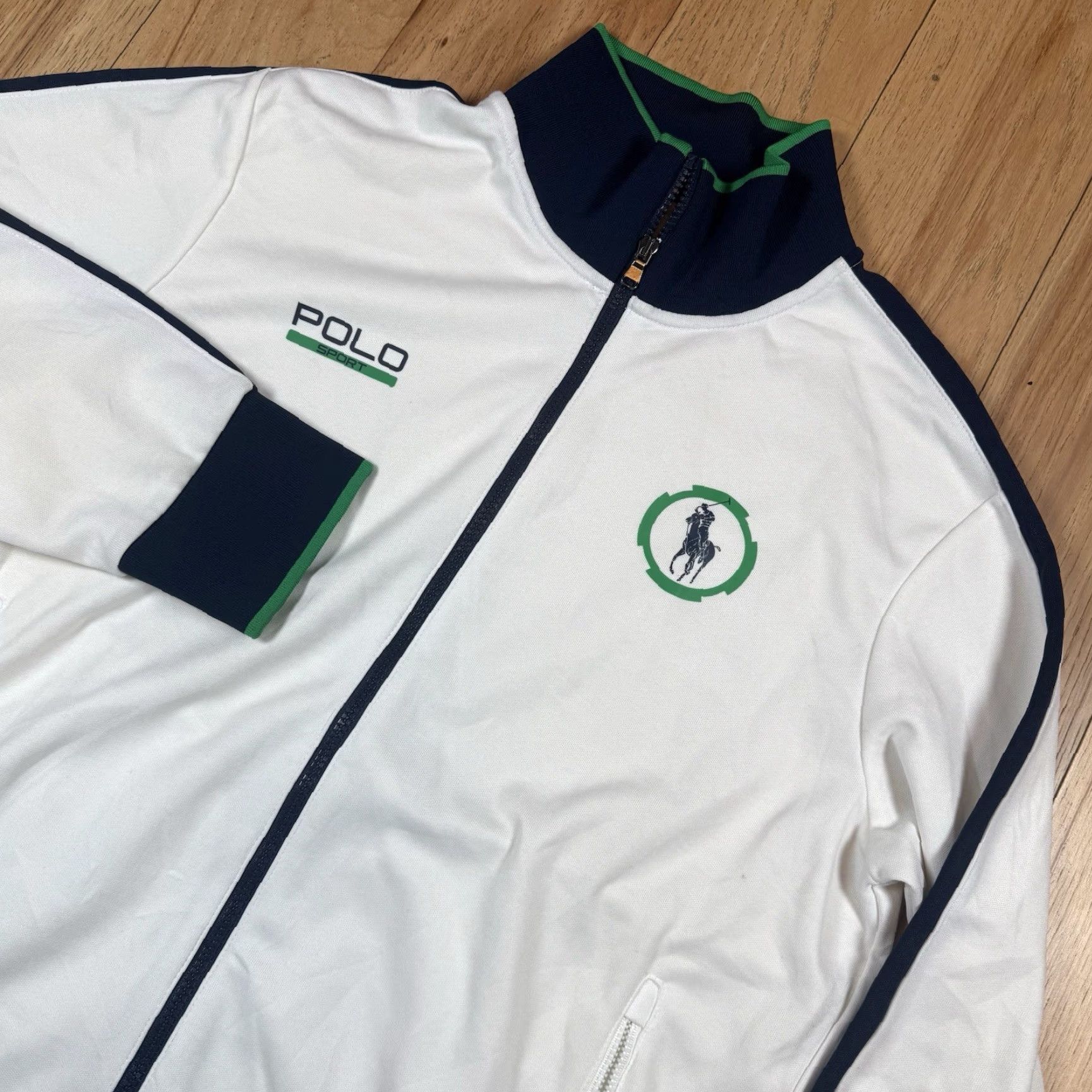 Ralph Lauren Polo Sport Ralph Lauren Track Jacket Men L White Long Sleeve Performance Sports Activewear Jackets Size US L / EU 52-54 / 3 - 2 Thumbnail