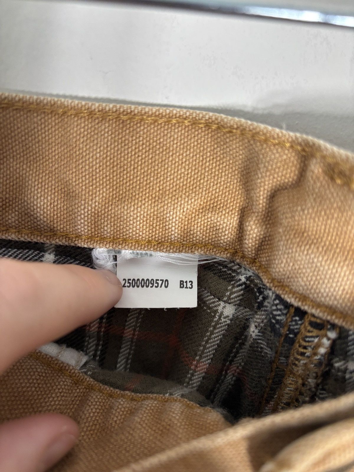 Carhartt Vtg Carhartt Lined Carpenter Pants Workwear Distressed 31x31 Size US 31 - 3 Thumbnail
