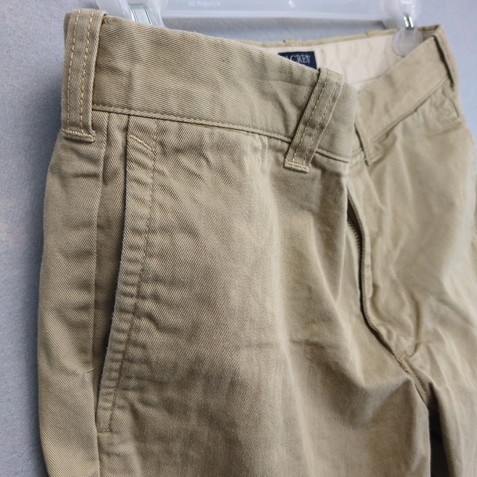 J.Crew J Crew Rivington Men's 29x11 Tan Khaki Chino Shorts Size US 29 - 4 Thumbnail