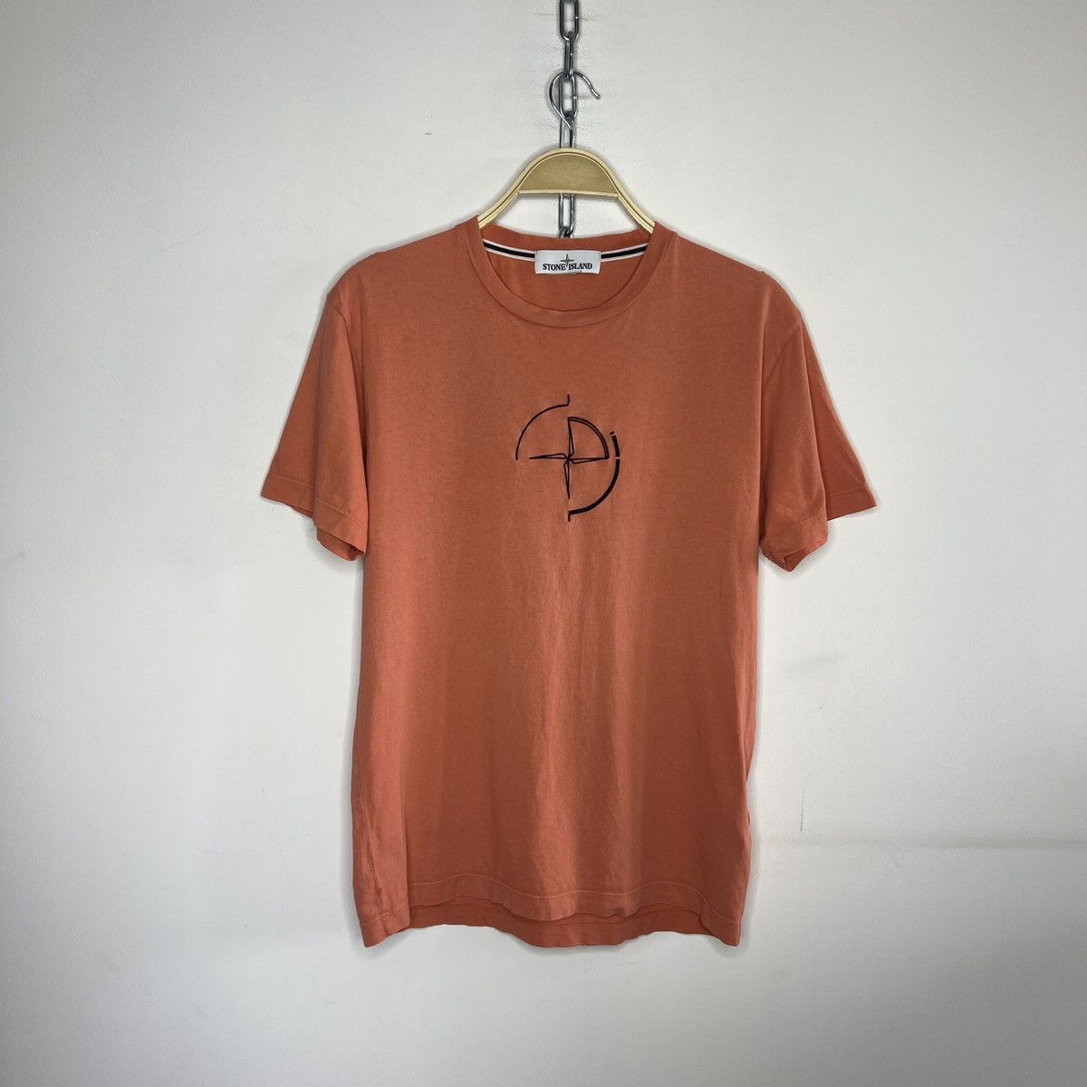 Stone Island Stone Island Tee Tshirt Big Spellout Logo Size US M / EU 48-50 / 2 - 1 Thumbnail