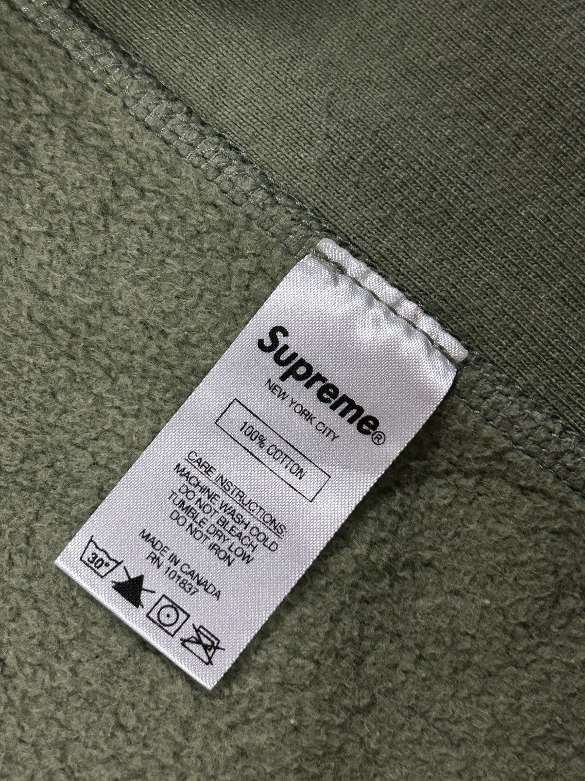 Supreme Supreme hoodie The Most Hooded light olive red big logo FW19 Size US XL / EU 56 / 4 - 6 Thumbnail