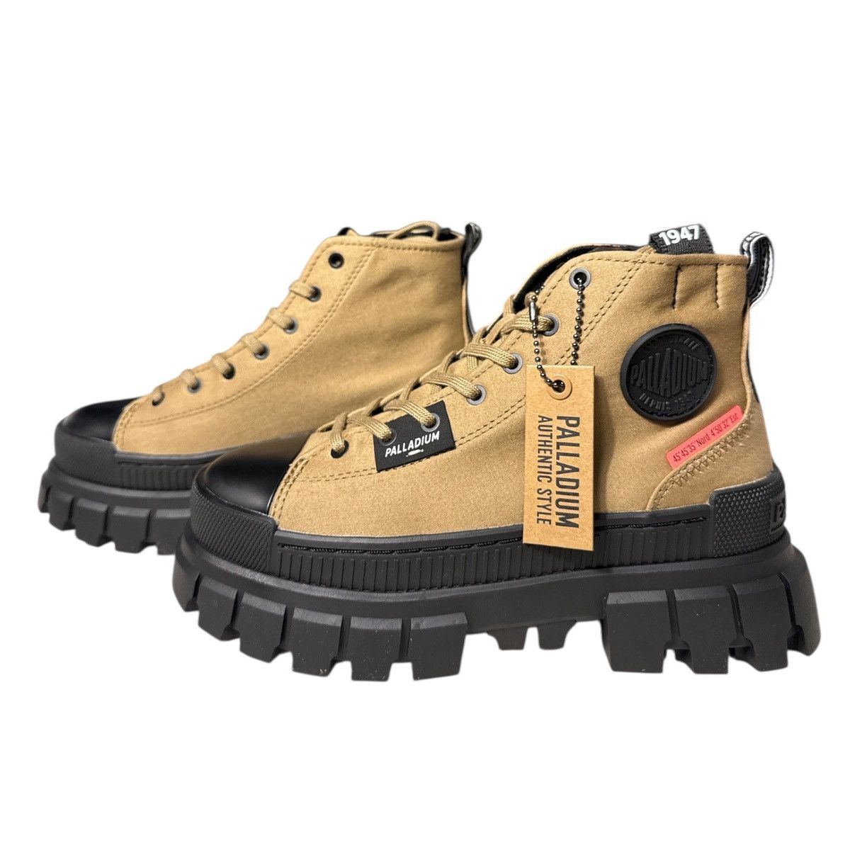 Palladium NEW Palladium Revolt Hi TX Platform Brown Shoes Size 6.5 Size US 6.5 / IT 36.5 - 3 Thumbnail