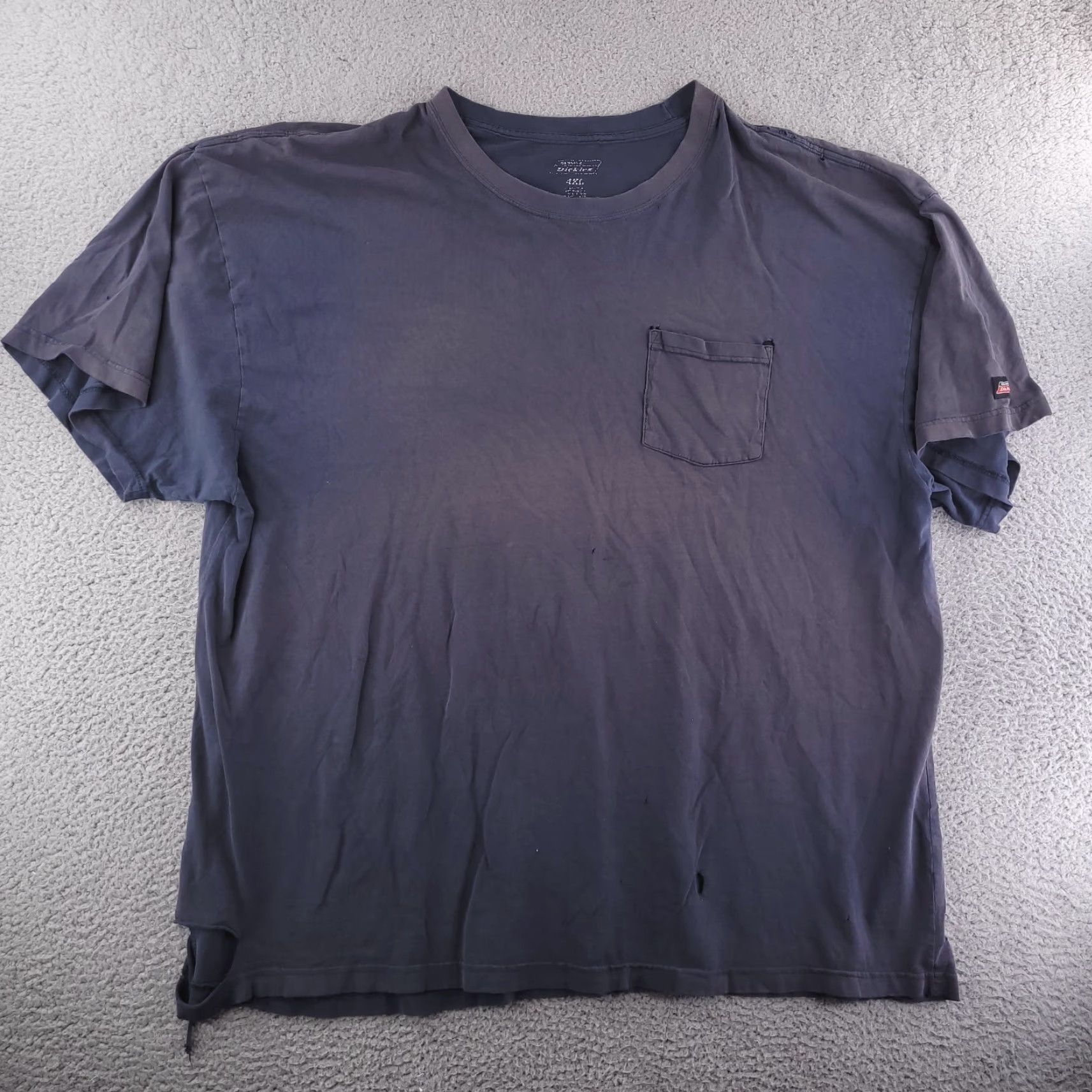 Dickies VINTAGE Dickies Shirt Mens 4XL Short Sleeve Work Distressed Grunge Size US XXL / EU 58 / 5 - 2 Thumbnail