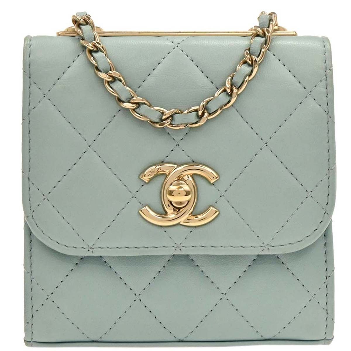 Chanel Chanel Trendy CC Clutch with Chain Quilted Lambskin Size ONE SIZE - 1 Thumbnail