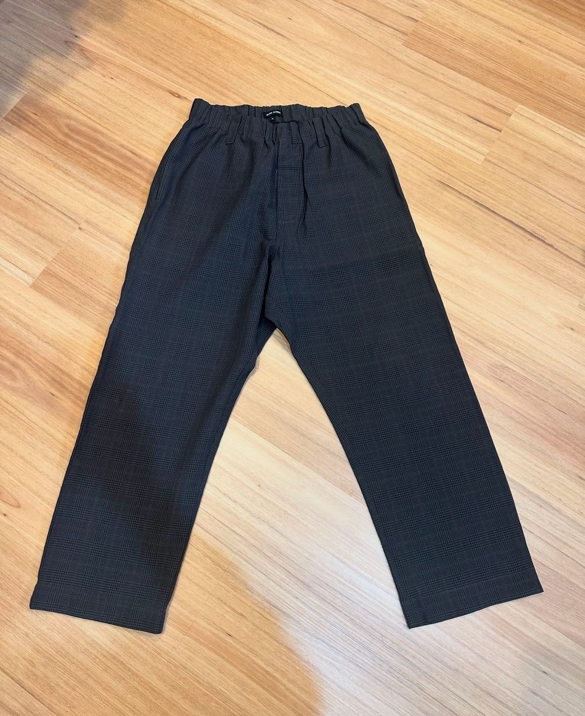 evan kinori 黒 pant 32 single pleat wool Evan Kinori Single Pleat Pant, Black – Glasswing