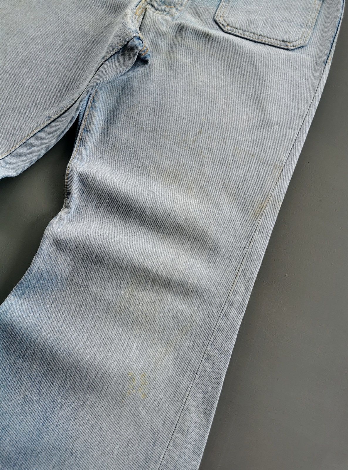 Le Grande Bleu (L.G.B.) Vintage Bobson Flared Bell Bottom Patch Pockets Jeans Size US 31 - 5 Thumbnail
