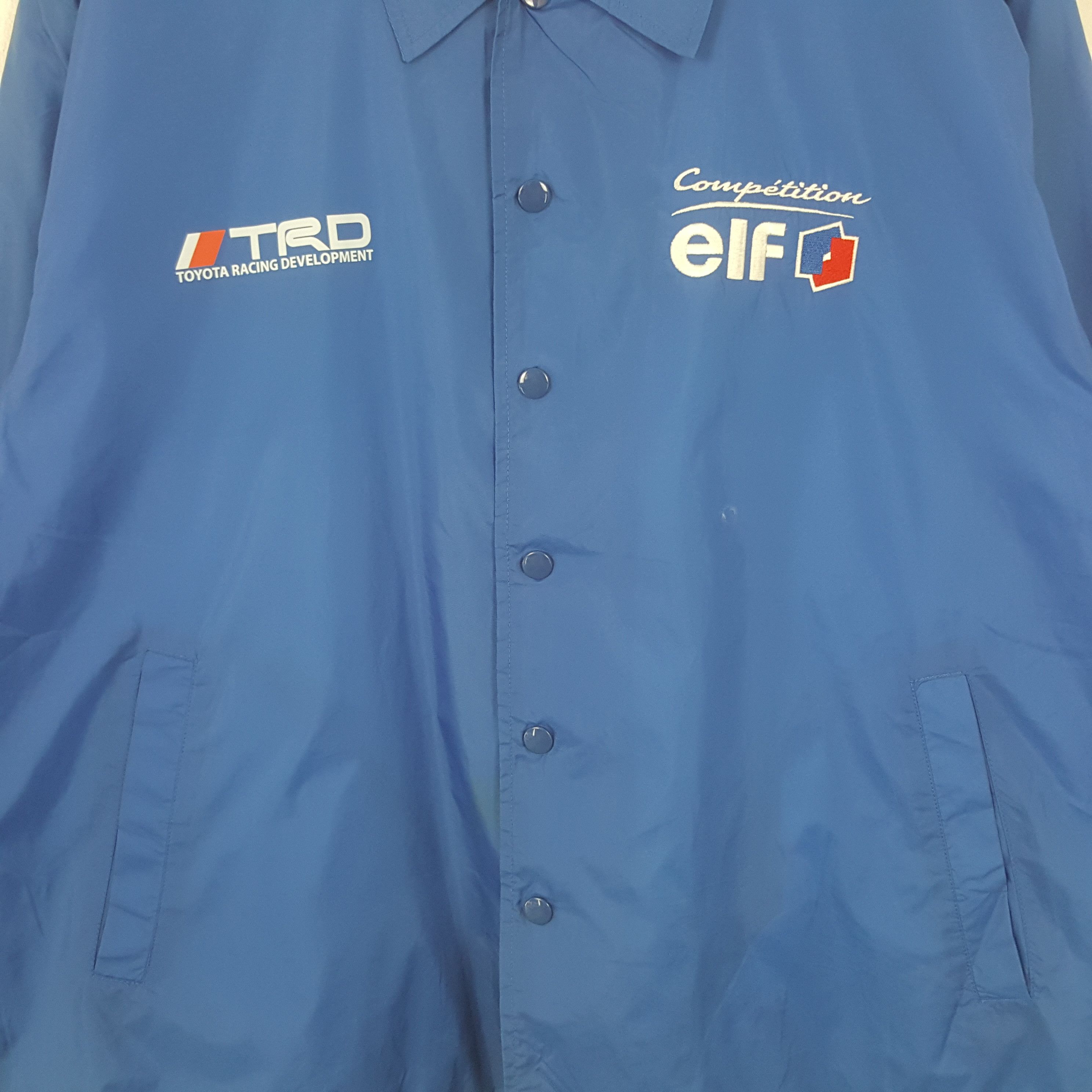 Japanese Brand Vintage ELF X Toyota Racing Development TRD Jacket RR4 Size US XL / EU 56 / 4 - 4 Thumbnail