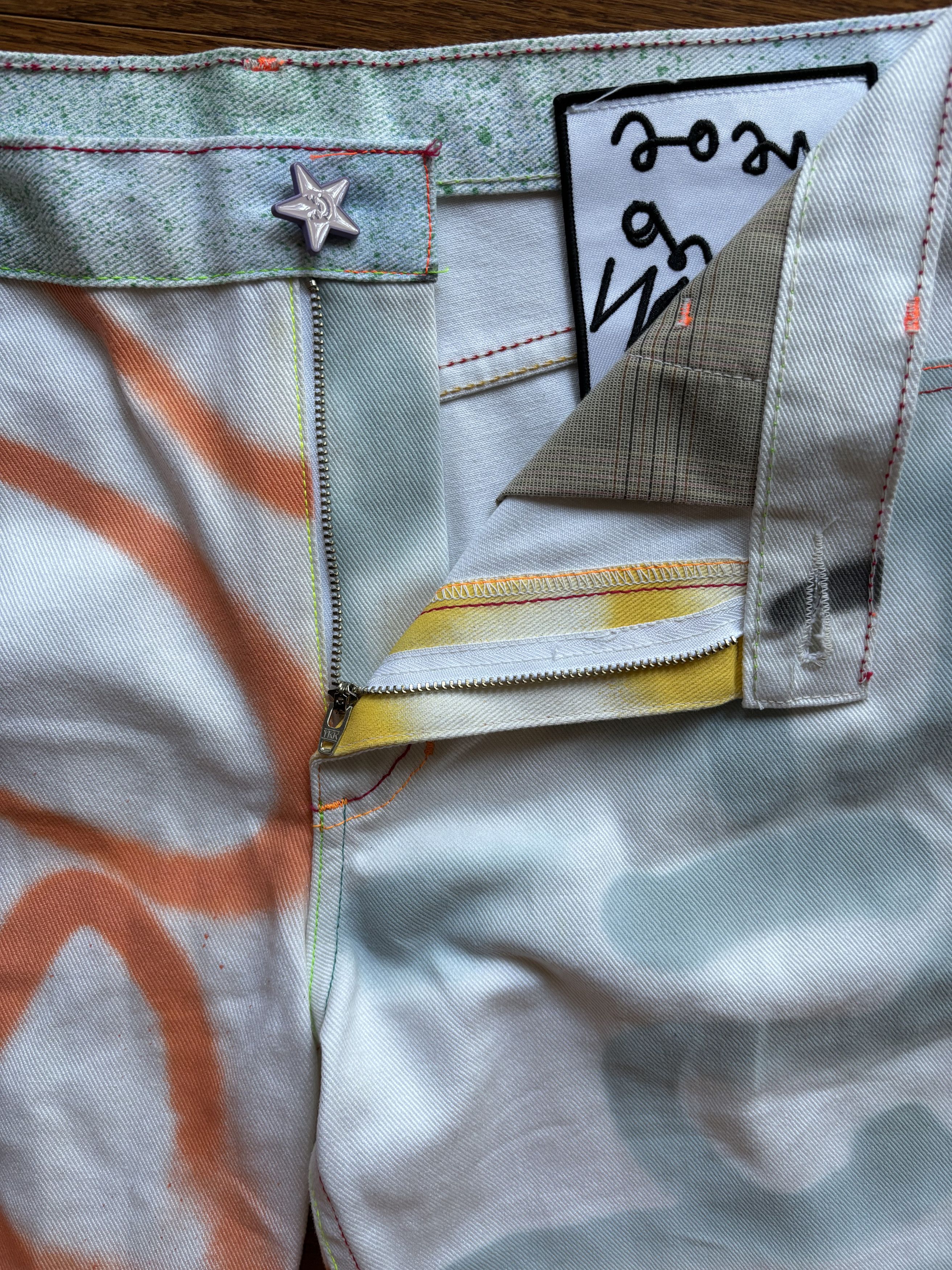 Asspizza Ass Pizza 2021 Spray Paint Therapy Denim Size US 36 / EU 52 - 3 Thumbnail