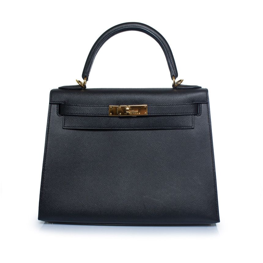 Hermes Hermes, sac Kelly II sellier 28 epsom 89 black Size ONE SIZE - 8 Thumbnail