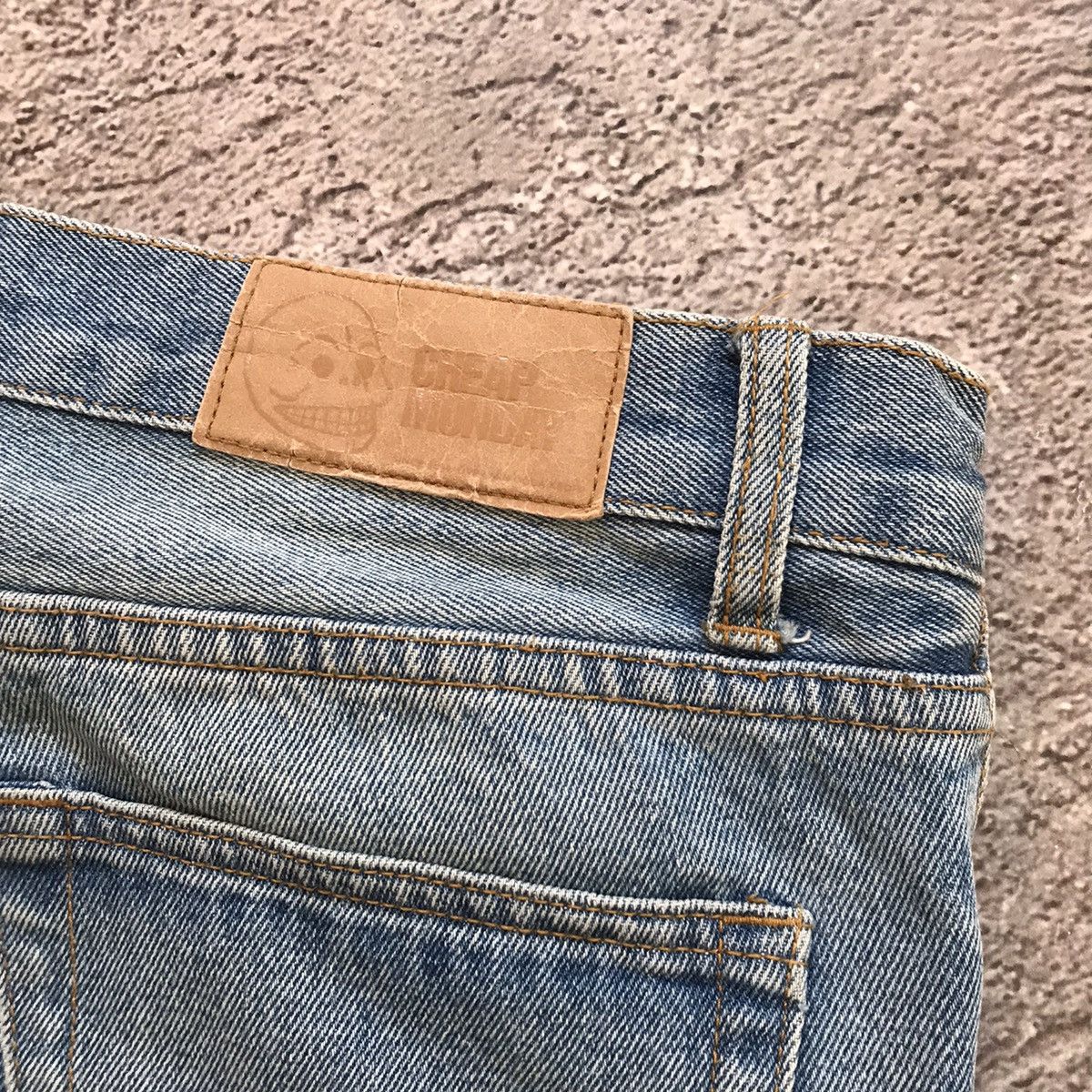 Vintage Vintage 90s Thrashed Distressed Low Rise Flared Jeans Y2K 27 Size US 27 - 6 Thumbnail