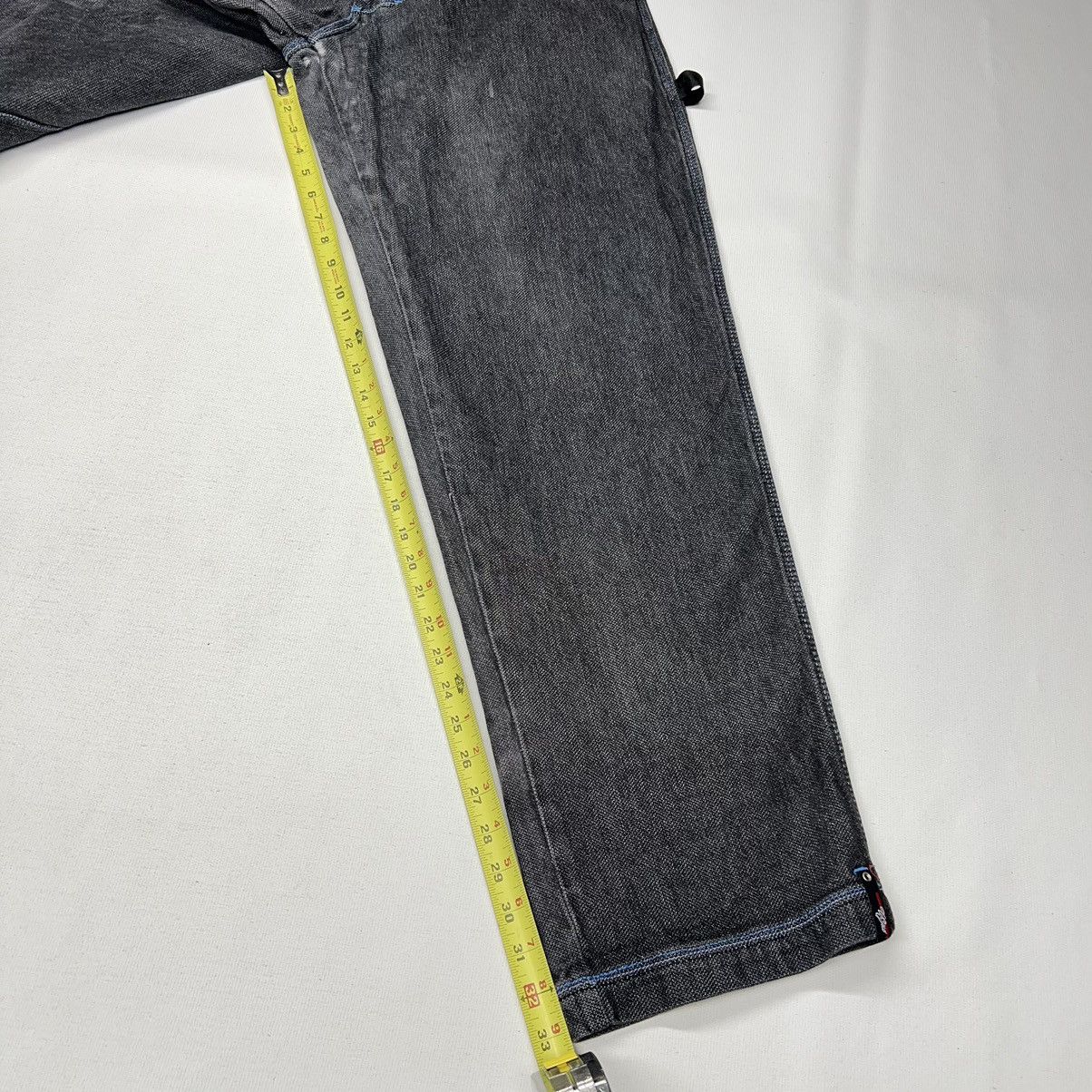 Ecco × Vintage VTG Willie Esco Jeans Grey Denim Duns Faded Baggy Y2K Size US 32 / EU 48 - 22 Thumbnail