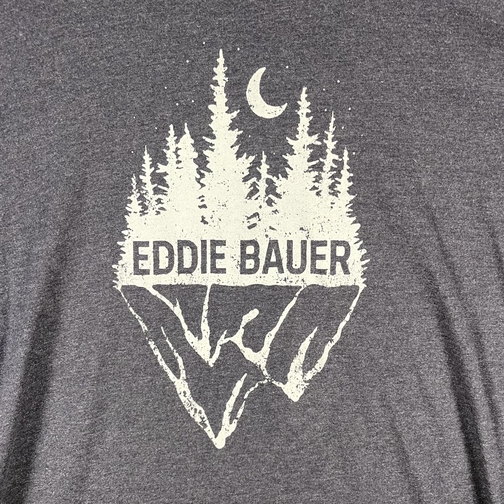 Eddie Bauer Eddie Bauer Shirt Mens XL Gray Long Sleeve Crewneck Graphic Outdoors Hiking Tee Size US XL / EU 56 / 4 - 3 Thumbnail