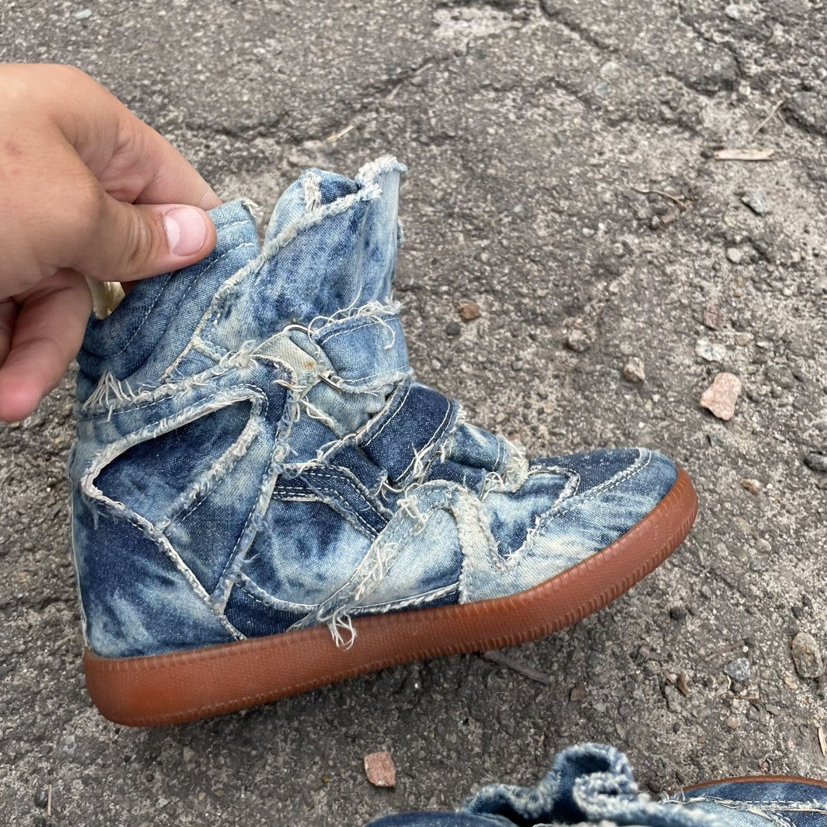 Isabel Marant Isabel Marant bekett denim wedge sneakers jeans y2k shoes Size US 4 / IT 34 - 9 Thumbnail