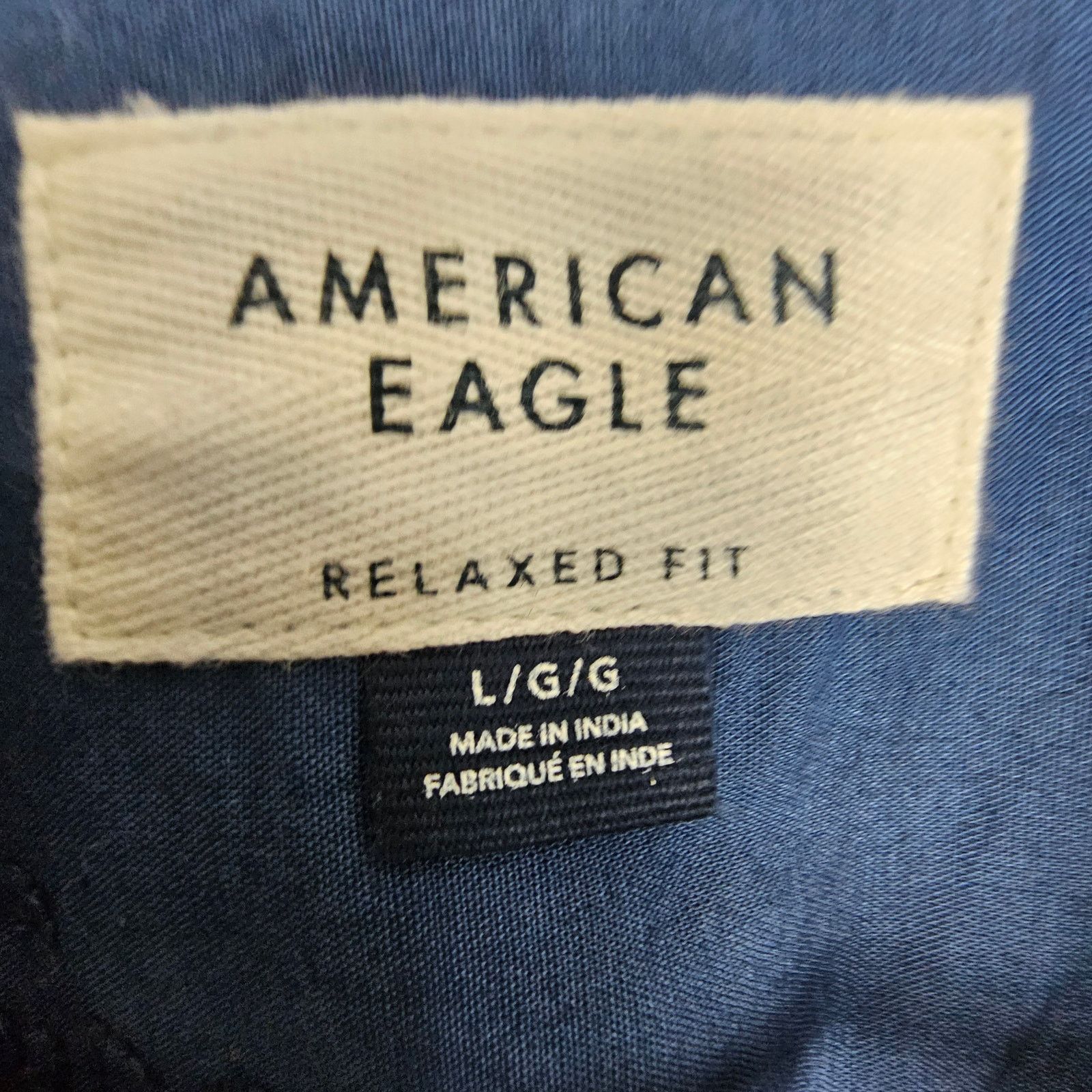 American Eagle Outfitters American Eagle Mens Embroidered Floral Relaxed Fit Button L Size US L / EU 52-54 / 3 - 6 Thumbnail