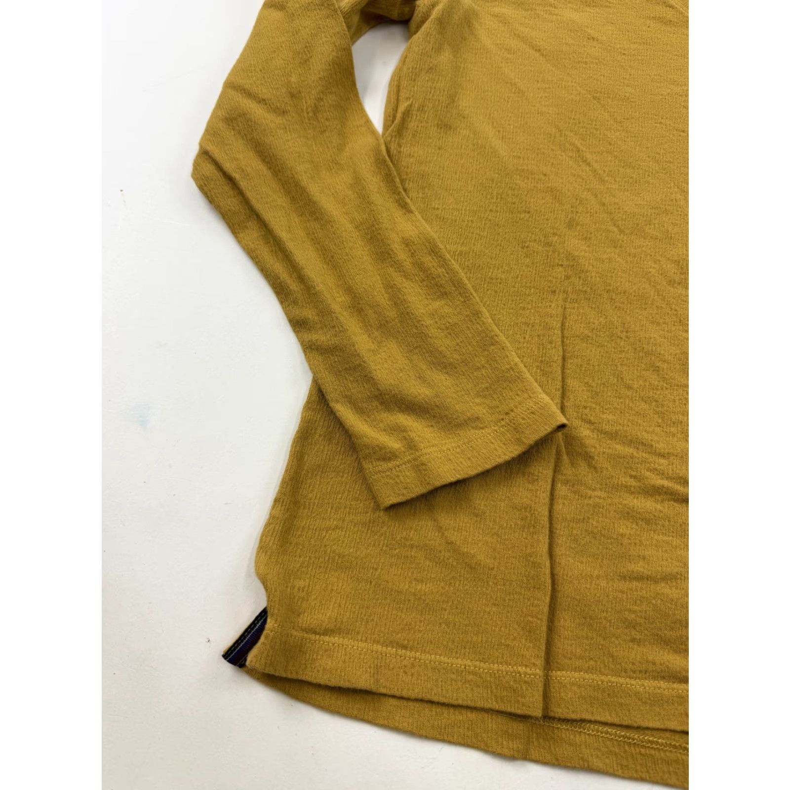 Carbon2Cobalt Carbon2cobalt Sweater Womens Medium Yellow V Neck 100% Cotton Knit Pullover Size M / US 6-8 / IT 42-44 - 2 Thumbnail
