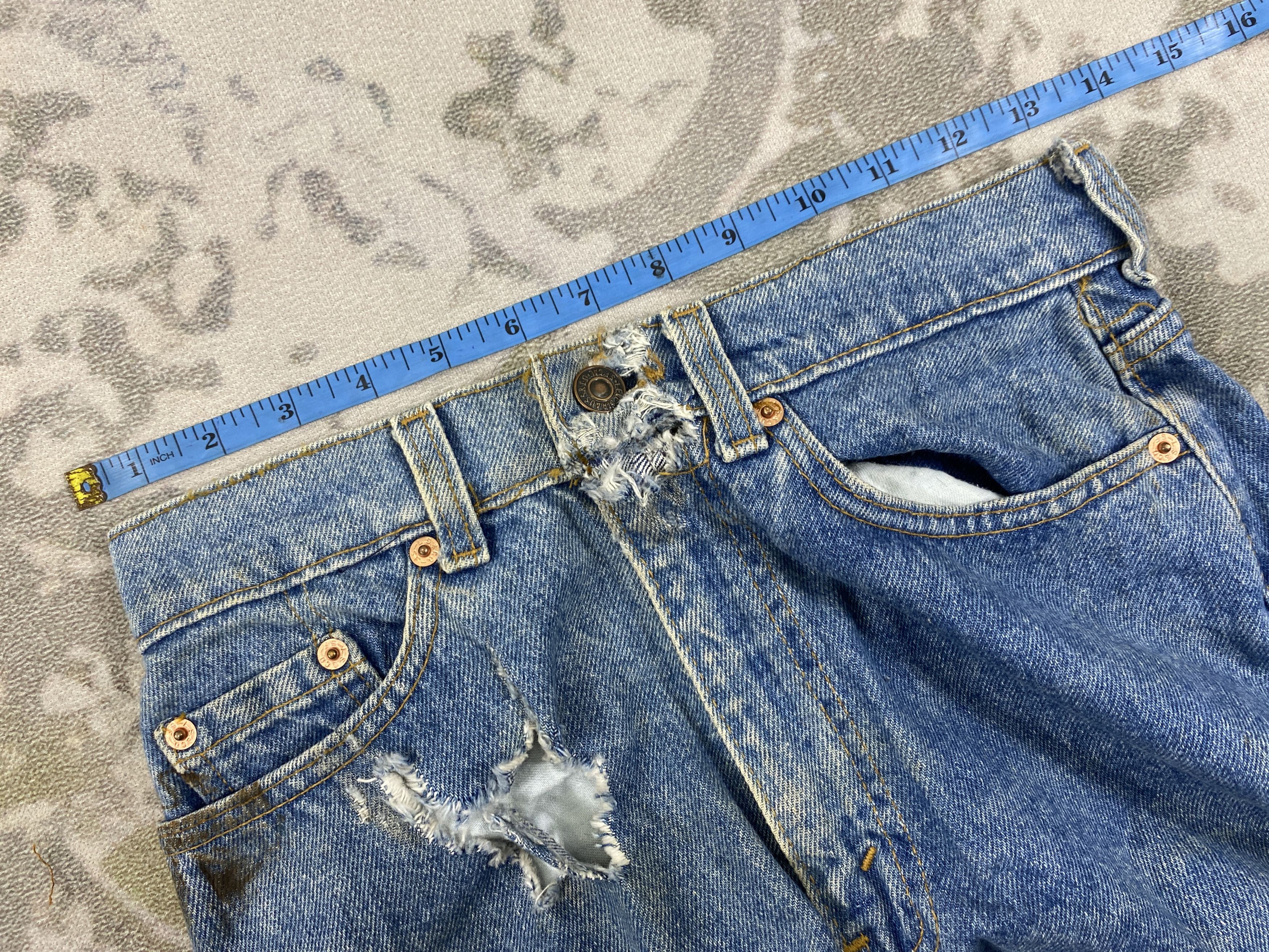 Levi's Faded Blue Vintage Levi's 510 Jeans 27x31.5 Denim JN3487 Size US 27 - 5 Thumbnail