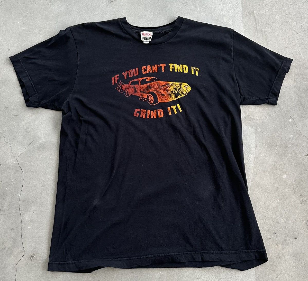 VINTAGE REX GRIND IT RACING TEE