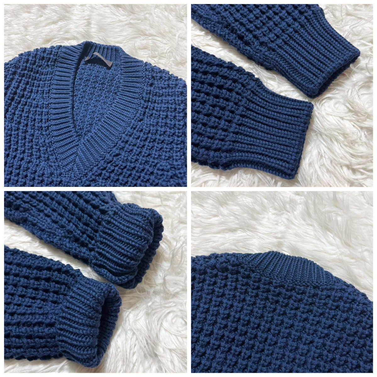 Louis Vuitton Auth Mint Condition Louis Vuitton Leather Patch Knit Sweater Size US M / EU 48-50 / 2 - 3 Thumbnail