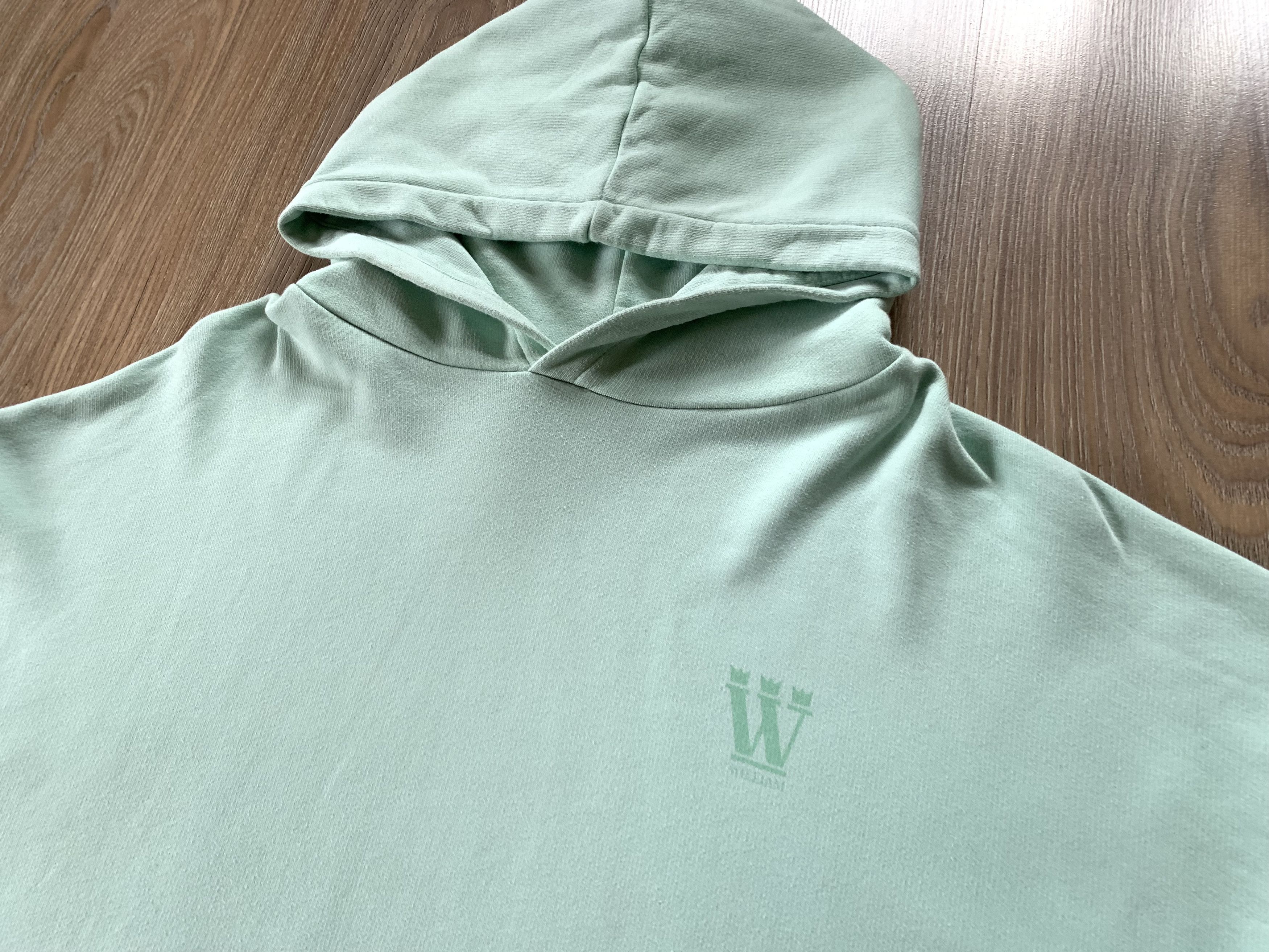 Designer William Cotton Turqouise Heavy Hoodie Size US XL / EU 56 / 4 - 4 Thumbnail