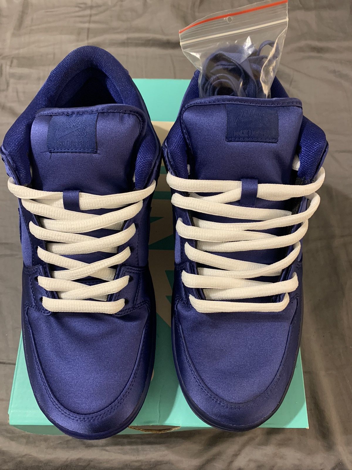 image of Nike Sb Dunk Low Trd Nba Shoes in Blue, Men's (Size 10)