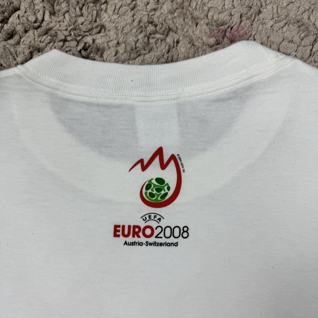 Vintage Vintage Uefa Euro 2008 Promo T-shirt Size US L / EU 52-54 / 3 - 9 Thumbnail