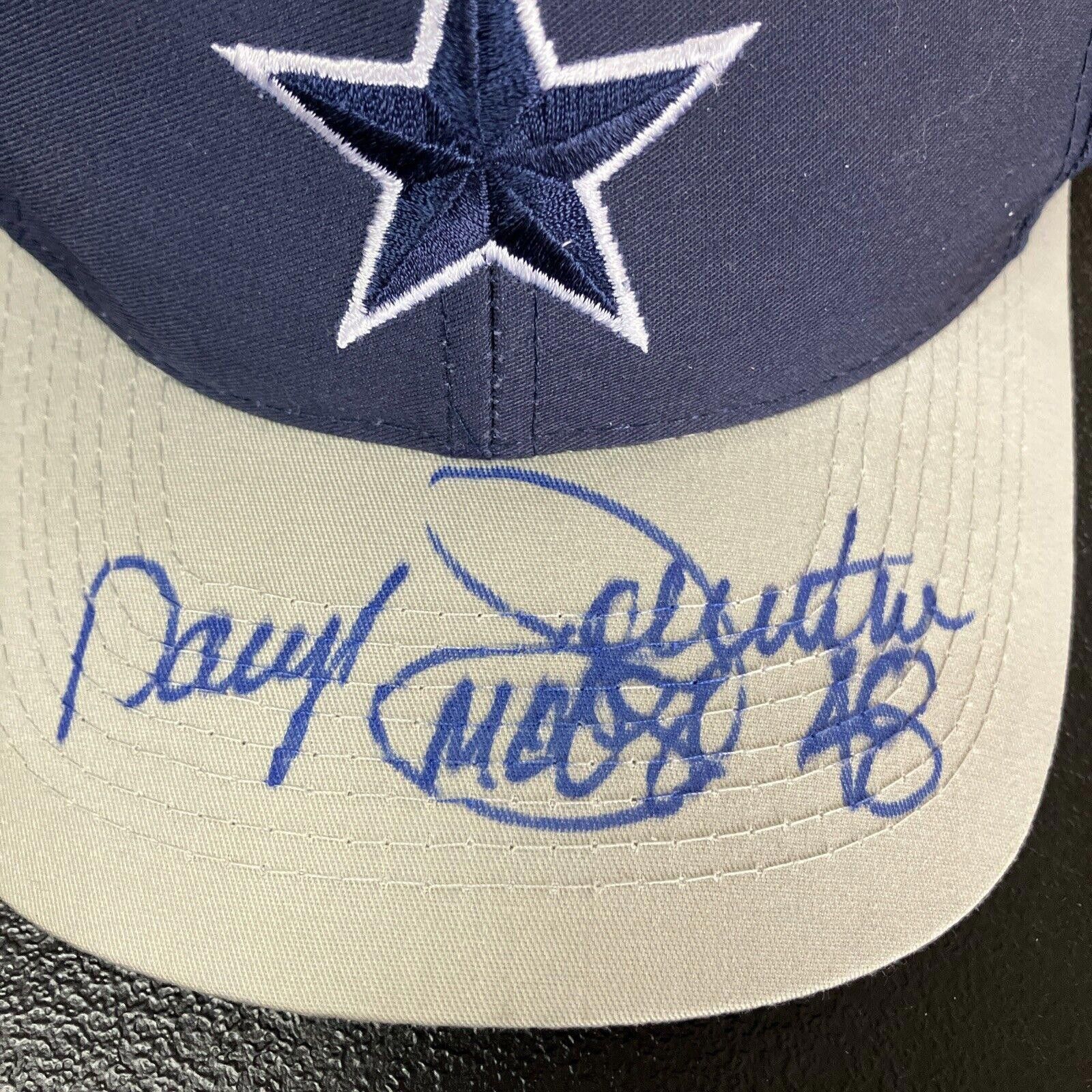 Logo 7 Daryl Johnston - SIGNED HAT - COA Inscribed “MOOSE” Size ONE SIZE - 2 Thumbnail