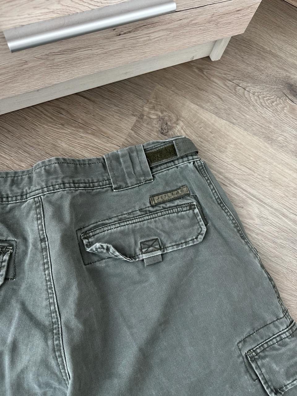 Japanese Brand × Jet Lag × Vintage Vintage Japanese Baggy Cargo Green JET LAG Pants Size US 36 / EU 52 - 14 Thumbnail