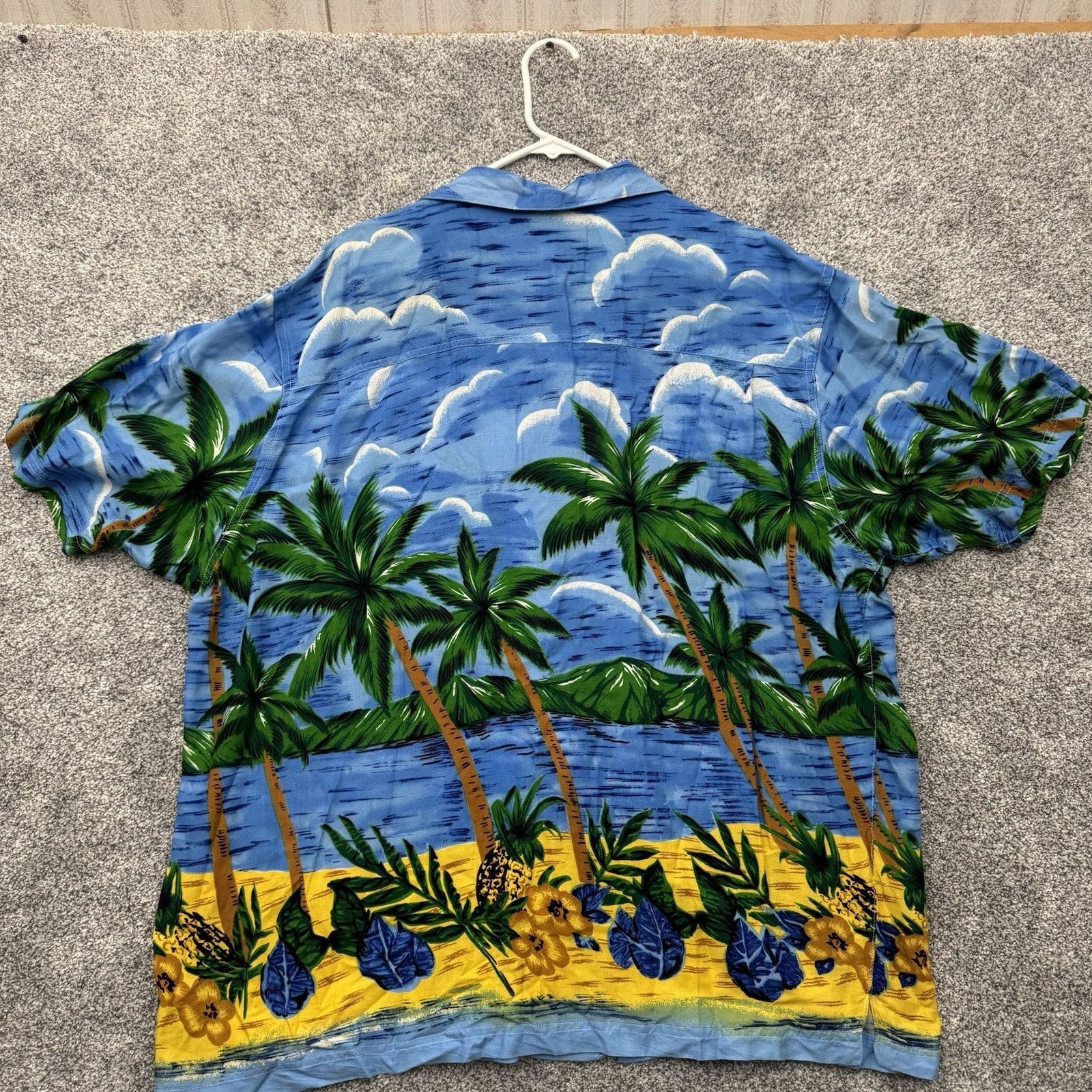 Other Vintage 90s Y2K Hawaiian Shirt Men 2X Tropical Boho Retro Size US XXL / EU 58 / 5 - 6 Thumbnail