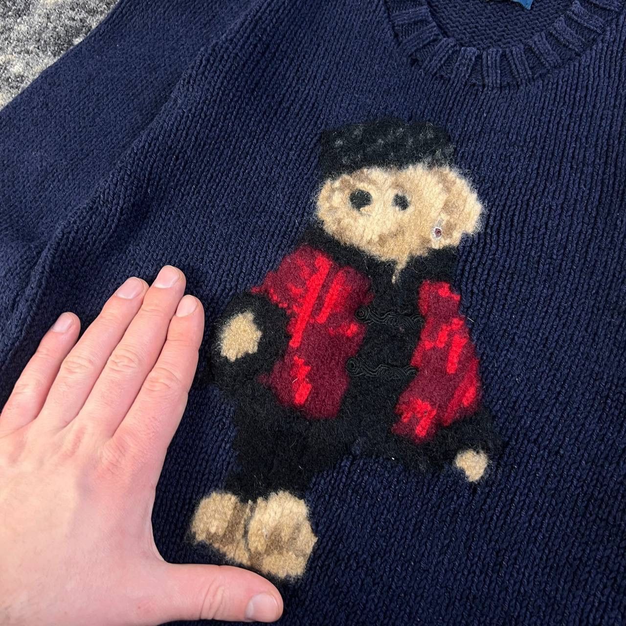 Polo Ralph Lauren Polo Ralph Lauren Bear Rare 3D Big Logo Knit Sweater Size XS / US 0-2 / IT 36-38 - 5 Thumbnail